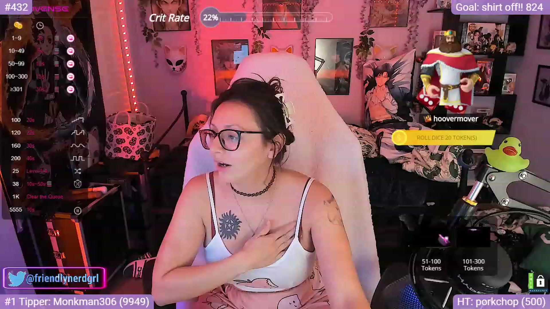 Gallery image thumbnail from Alyx_Singer's myfreecams stream on, 10/16/2023, 23:04 image 11 of 20