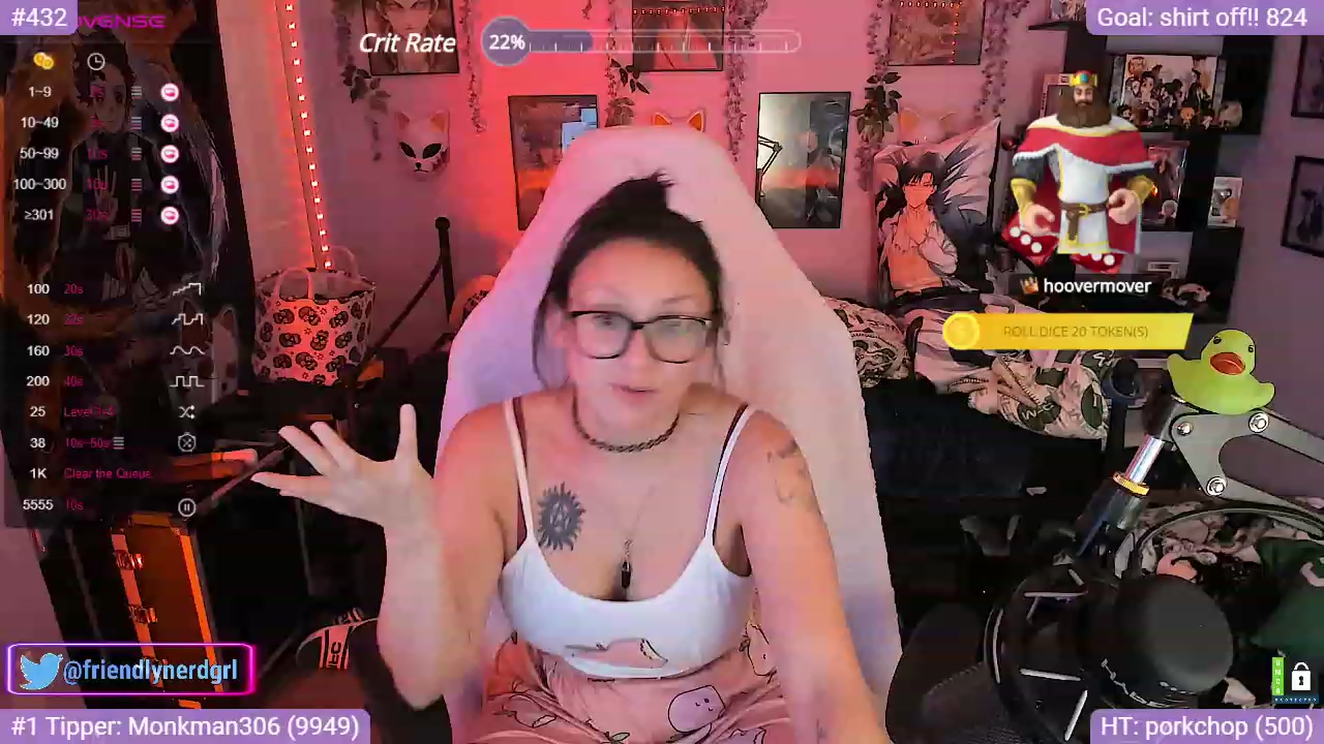 Gallery image thumbnail from Alyx_Singer's myfreecams stream on, 10/16/2023, 23:04 image 5 of 20