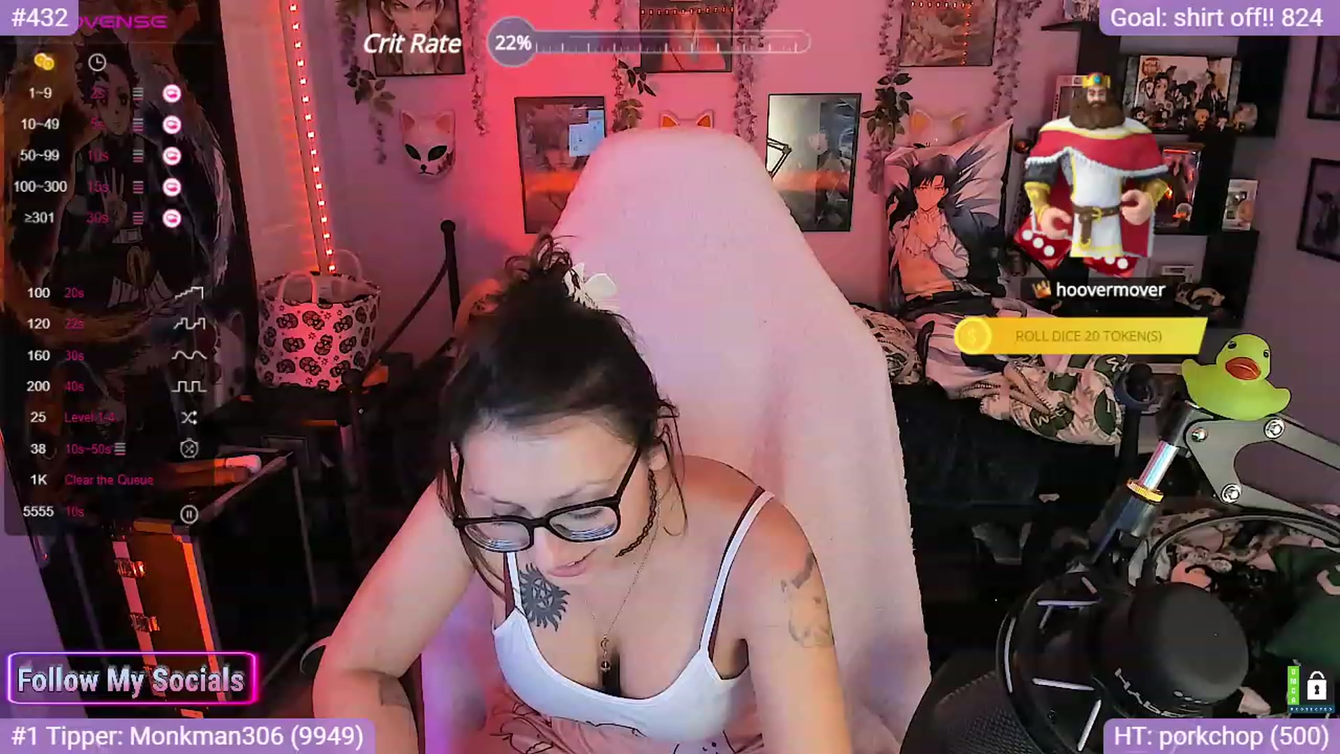 Gallery image thumbnail from Alyx_Singer's myfreecams stream on, 10/16/2023, 23:04 image 7 of 20
