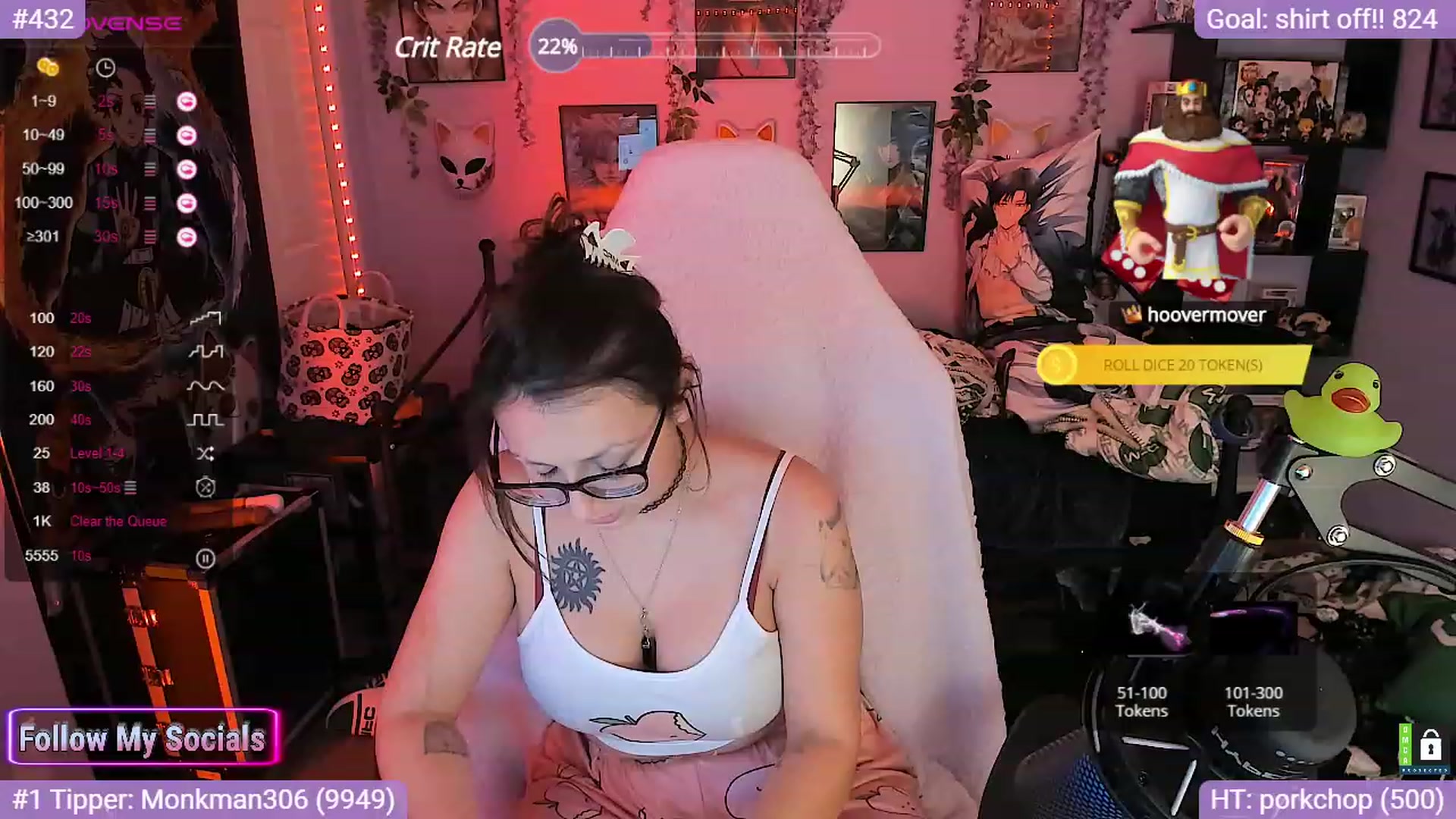 Gallery image thumbnail from Alyx_Singer's myfreecams stream on, 10/16/2023, 23:04 image 10 of 20