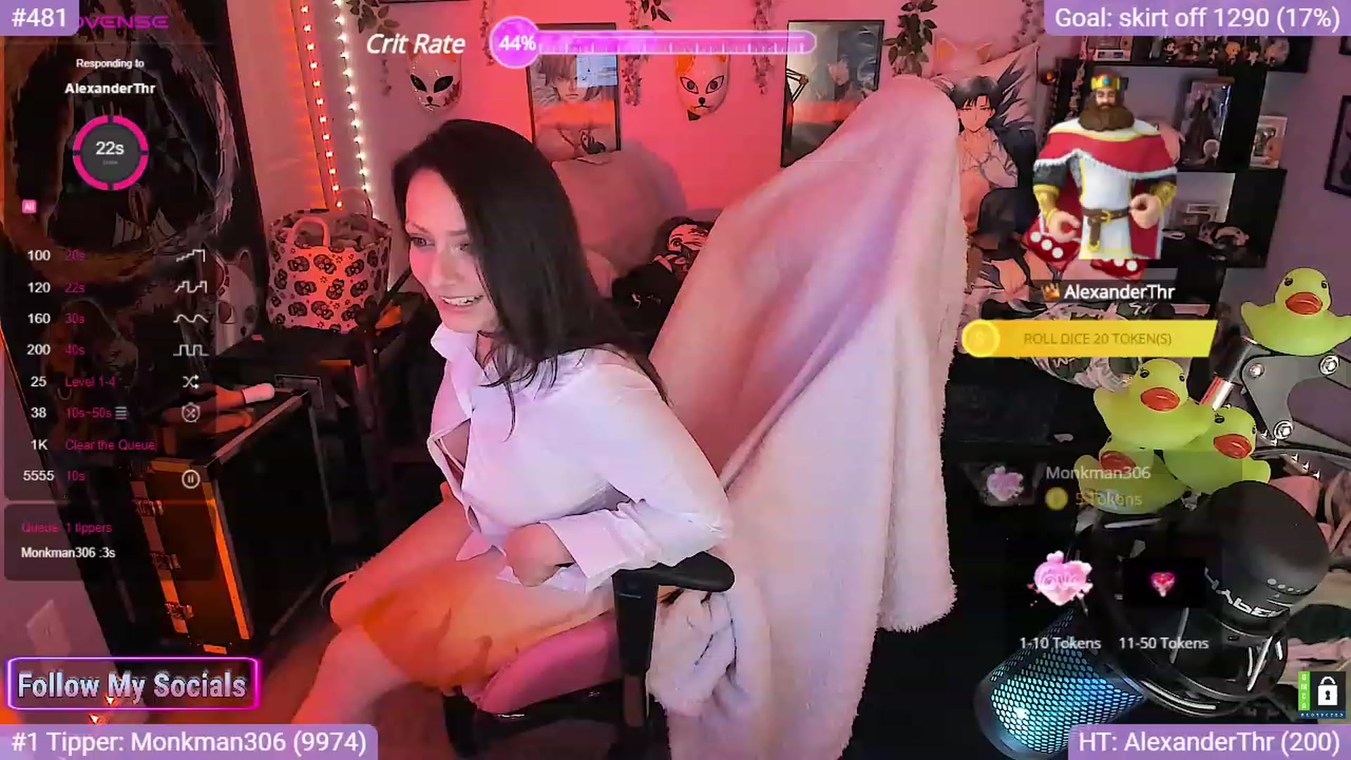 Gallery image thumbnail from Alyx_Singer's myfreecams stream on, 10/19/2023, 19:47 image 8 of 20