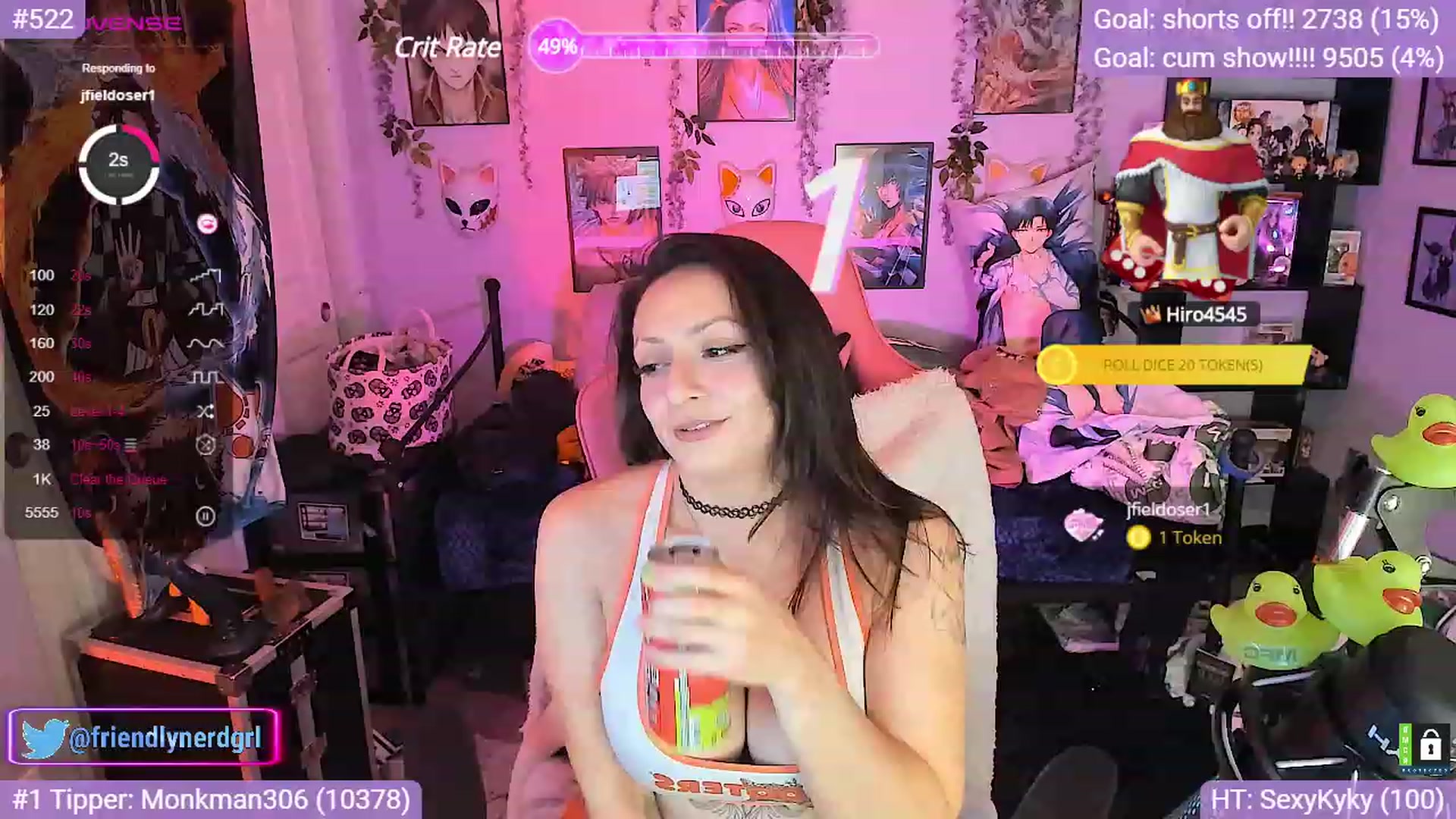 Gallery image thumbnail from Alyx_Singer's myfreecams stream on, 10/21/2023, 07:42 image 11 of 20