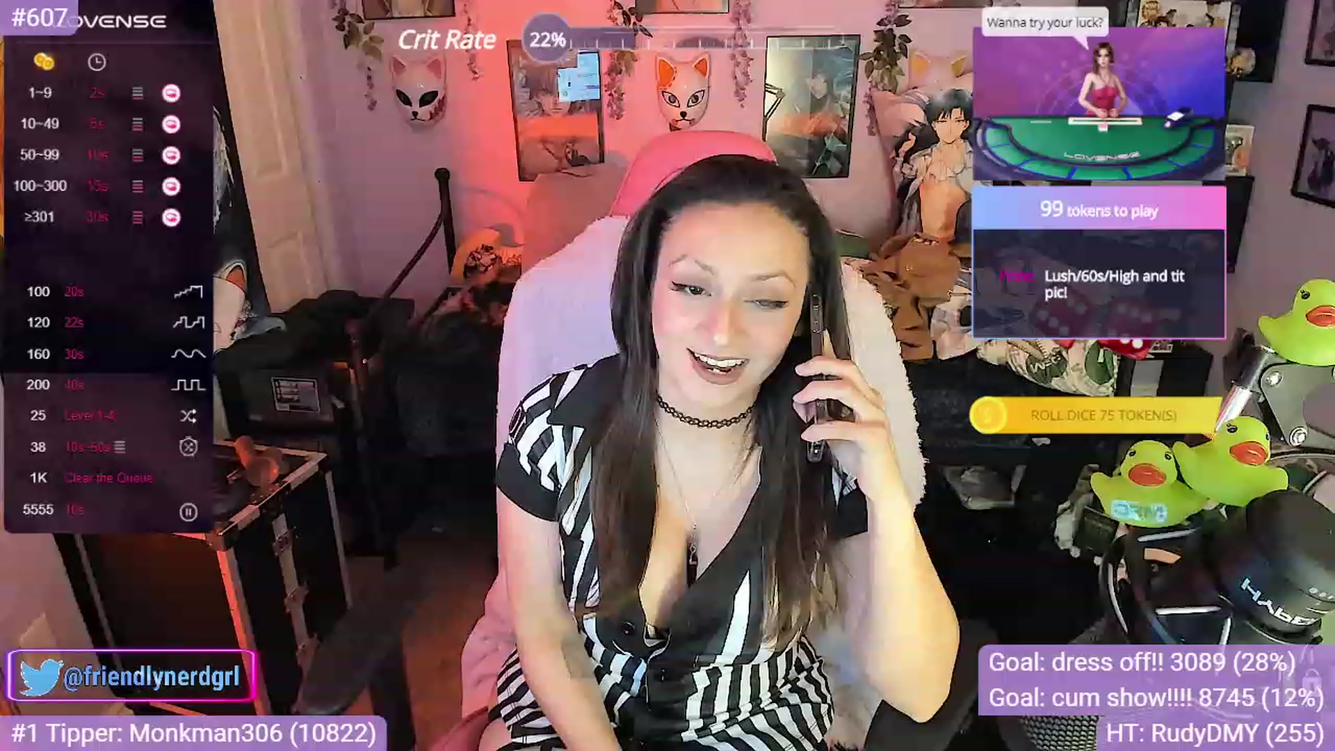 Gallery image thumbnail from Alyx_Singer's myfreecams stream on, 10/27/2023, 20:48 image 12 of 20