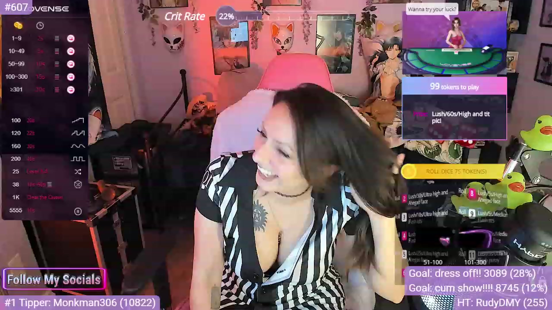 Gallery image thumbnail from Alyx_Singer's myfreecams stream on, 10/27/2023, 20:48 image 11 of 20