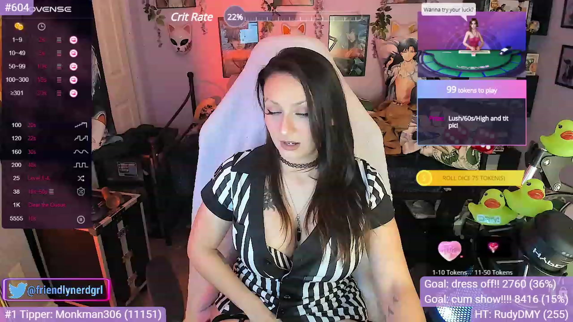 Gallery image thumbnail from Alyx_Singer's myfreecams stream on, 10/27/2023, 20:48 image 19 of 20