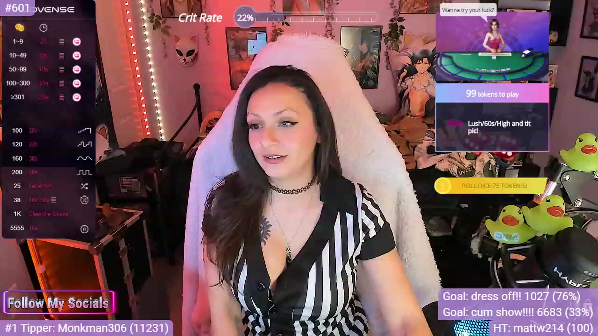 Gallery image thumbnail from Alyx_Singer's myfreecams stream on, 10/28/2023, 08:04 image 4 of 20