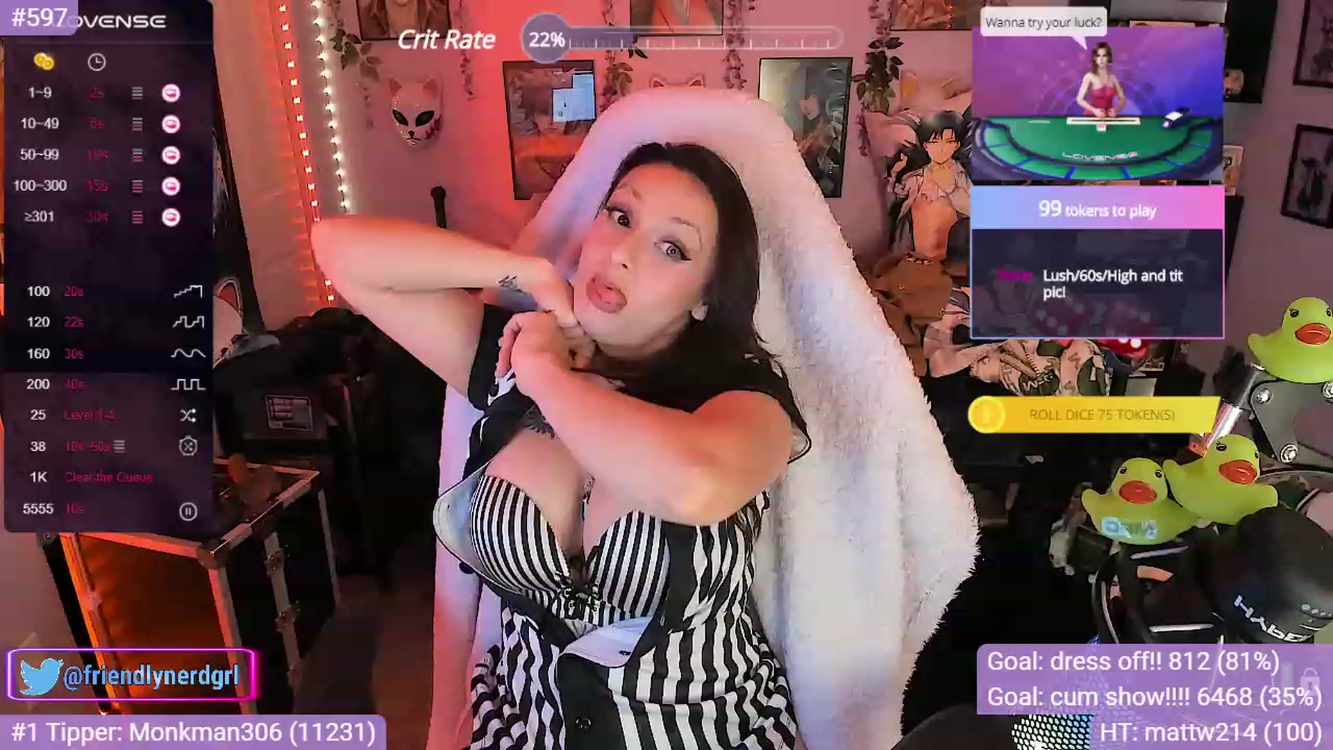 Gallery image thumbnail from Alyx_Singer's myfreecams stream on, 10/28/2023, 08:04 image 11 of 20