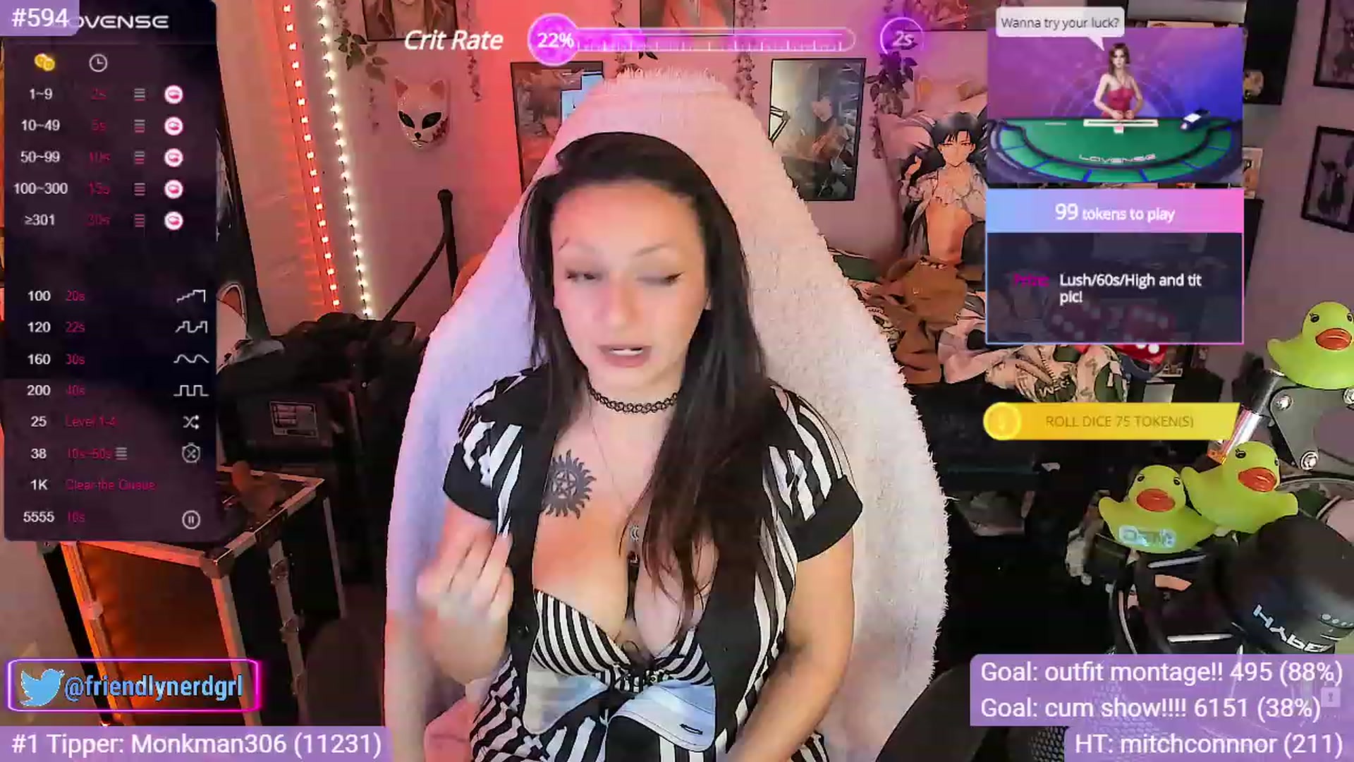 Gallery image thumbnail from Alyx_Singer's myfreecams stream on, 10/28/2023, 09:18 image 1 of 20