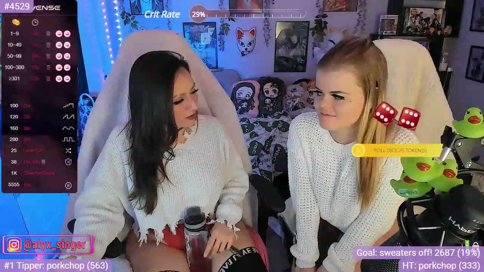 Gallery image thumbnail from Alyx_Singer's myfreecams stream on, 11/05/2023, 08:02 image 2 of 20