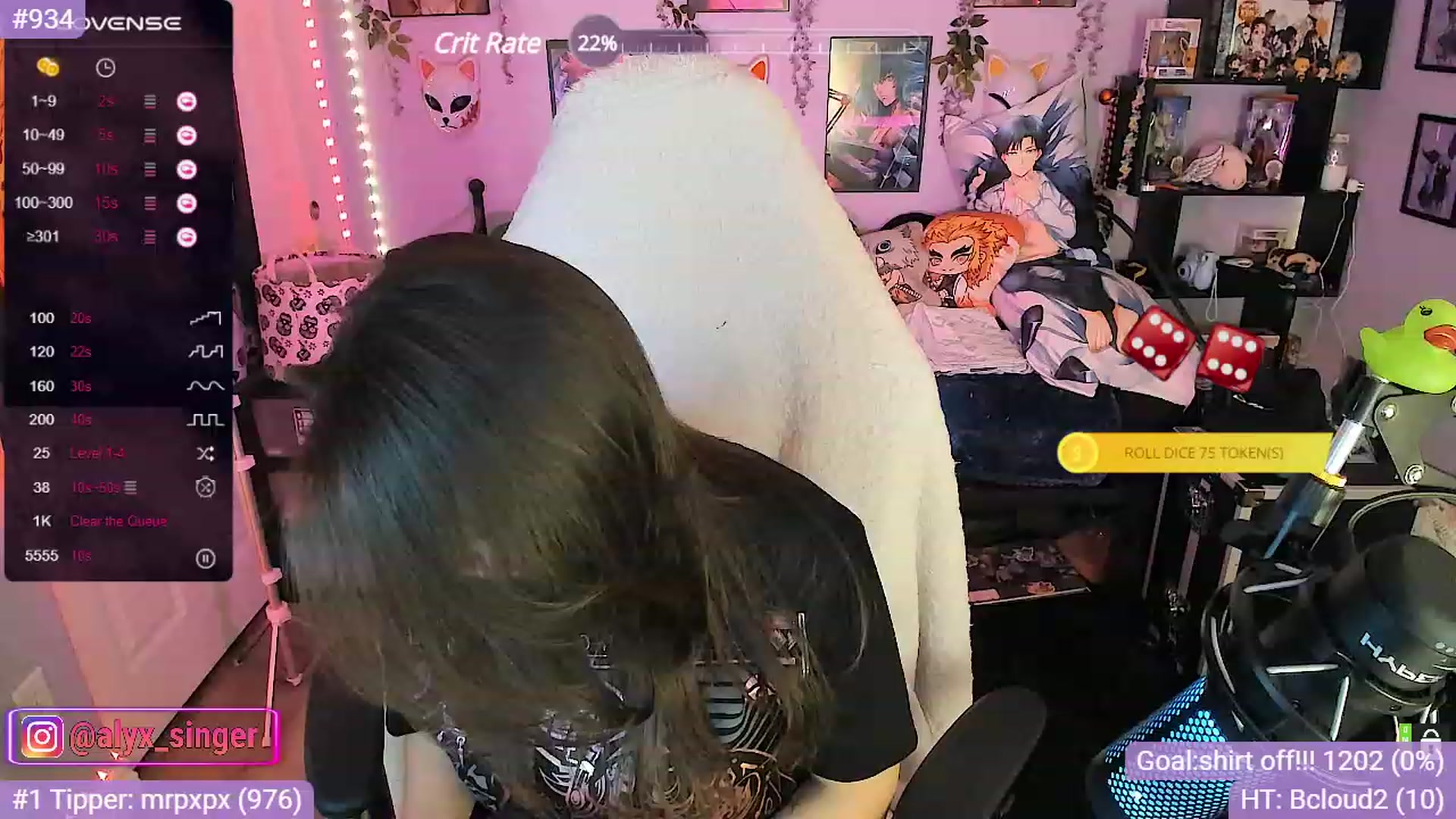 Gallery image thumbnail from Alyx_Singer's myfreecams stream on, 11/07/2023, 20:45 image 6 of 20