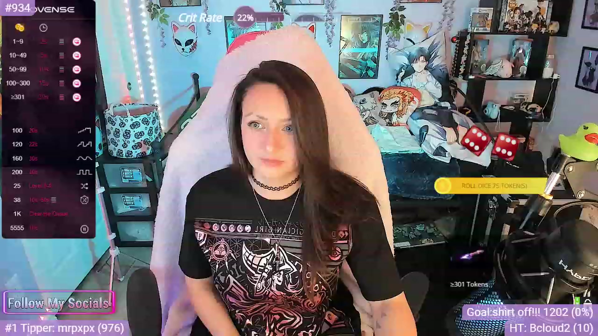 Gallery image thumbnail from Alyx_Singer's myfreecams stream on, 11/07/2023, 20:45 image 8 of 20