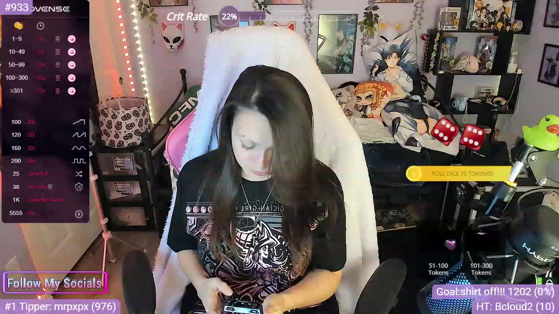 Gallery image thumbnail from Alyx_Singer's myfreecams stream on, 11/07/2023, 20:45 image 3 of 20