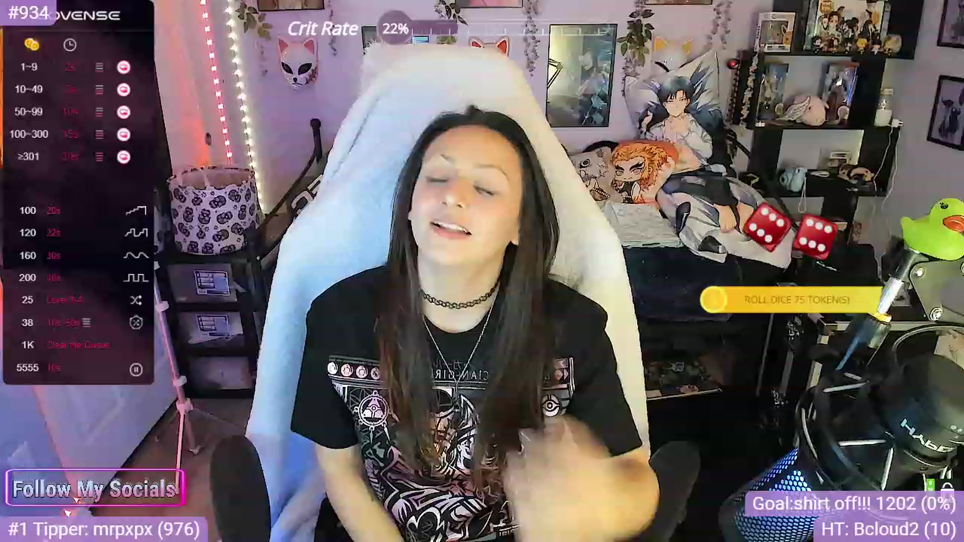 Gallery image thumbnail from Alyx_Singer's myfreecams stream on, 11/07/2023, 20:45 image 5 of 20