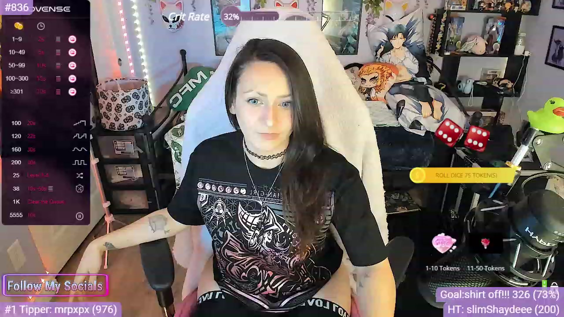Gallery image thumbnail from Alyx_Singer's myfreecams stream on, 11/07/2023, 23:55 image 1 of 20