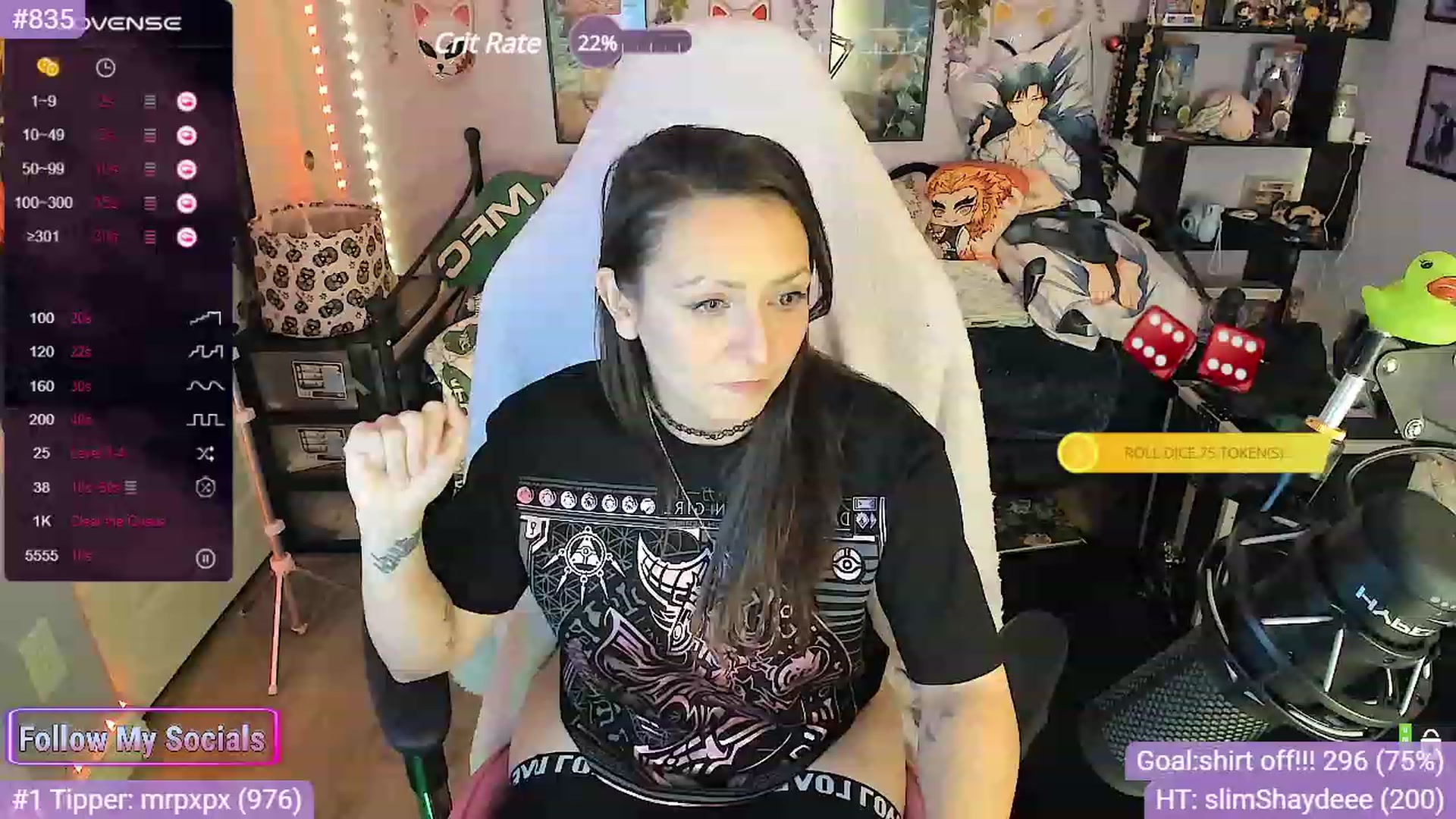 Gallery image thumbnail from Alyx_Singer's myfreecams stream on, 11/07/2023, 23:55 image 2 of 20