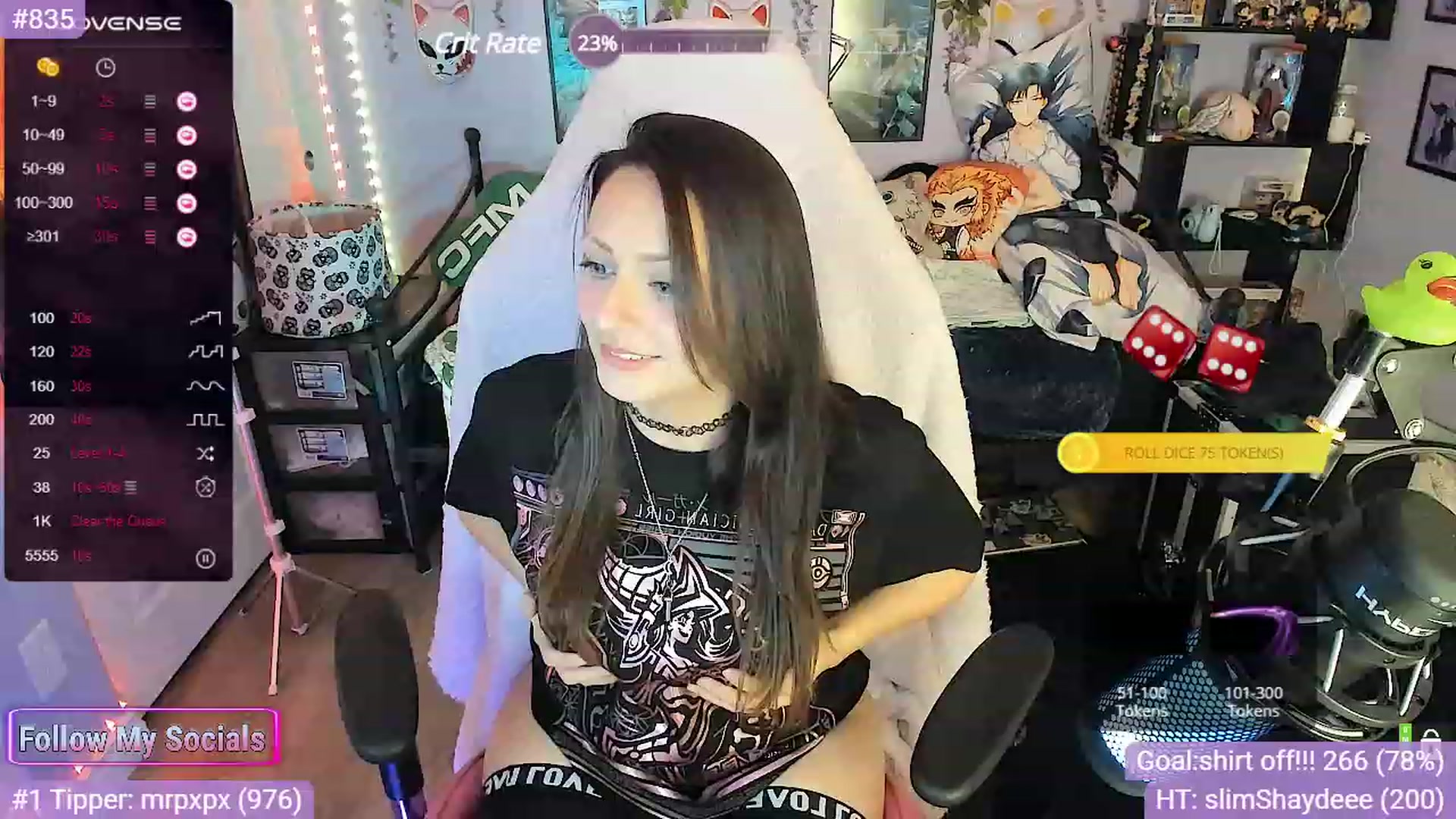 Gallery image thumbnail from Alyx_Singer's myfreecams stream on, 11/07/2023, 23:55 image 4 of 20