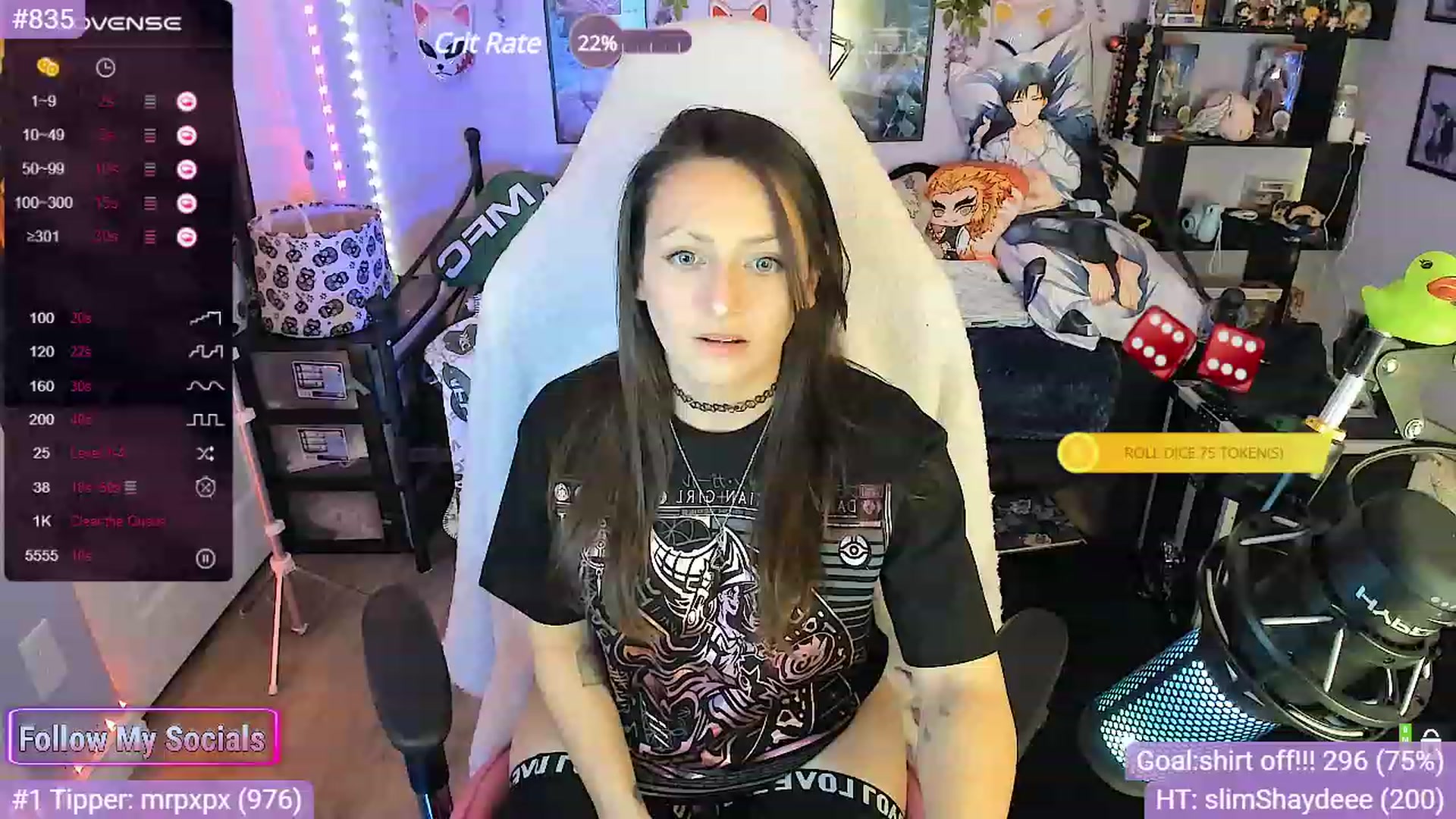 Gallery image thumbnail from Alyx_Singer's myfreecams stream on, 11/07/2023, 23:55 image 3 of 20
