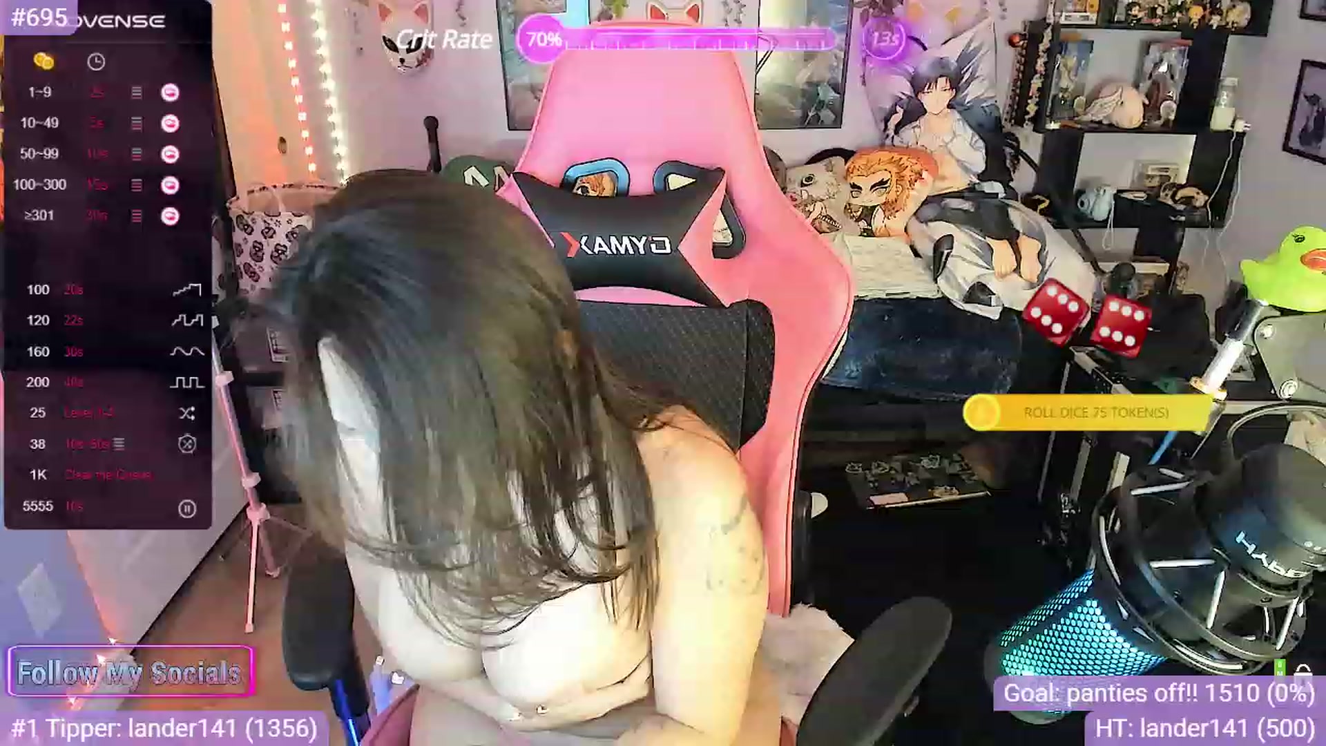 Gallery image thumbnail from Alyx_Singer's myfreecams stream on, 11/07/2023, 23:55 image 20 of 20