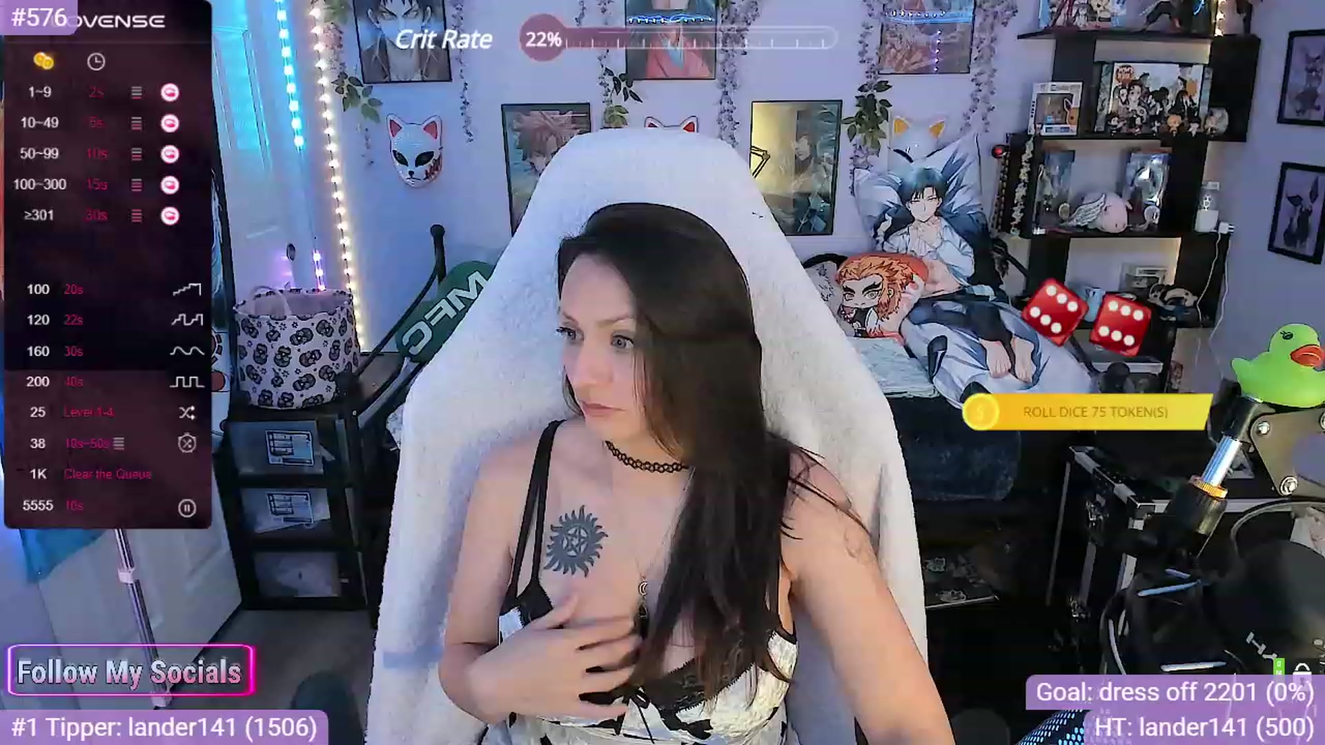 Gallery image thumbnail from Alyx_Singer's myfreecams stream on, 11/08/2023, 06:15 image 6 of 20