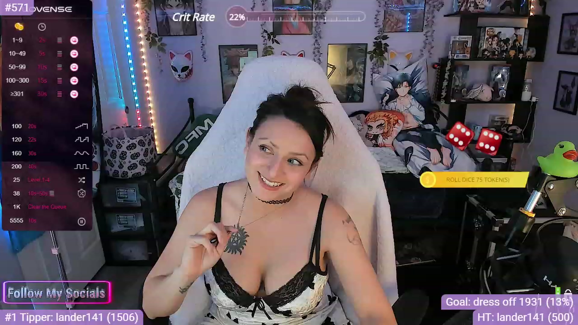 Gallery image thumbnail from Alyx_Singer's myfreecams stream on, 11/08/2023, 06:15 image 19 of 20