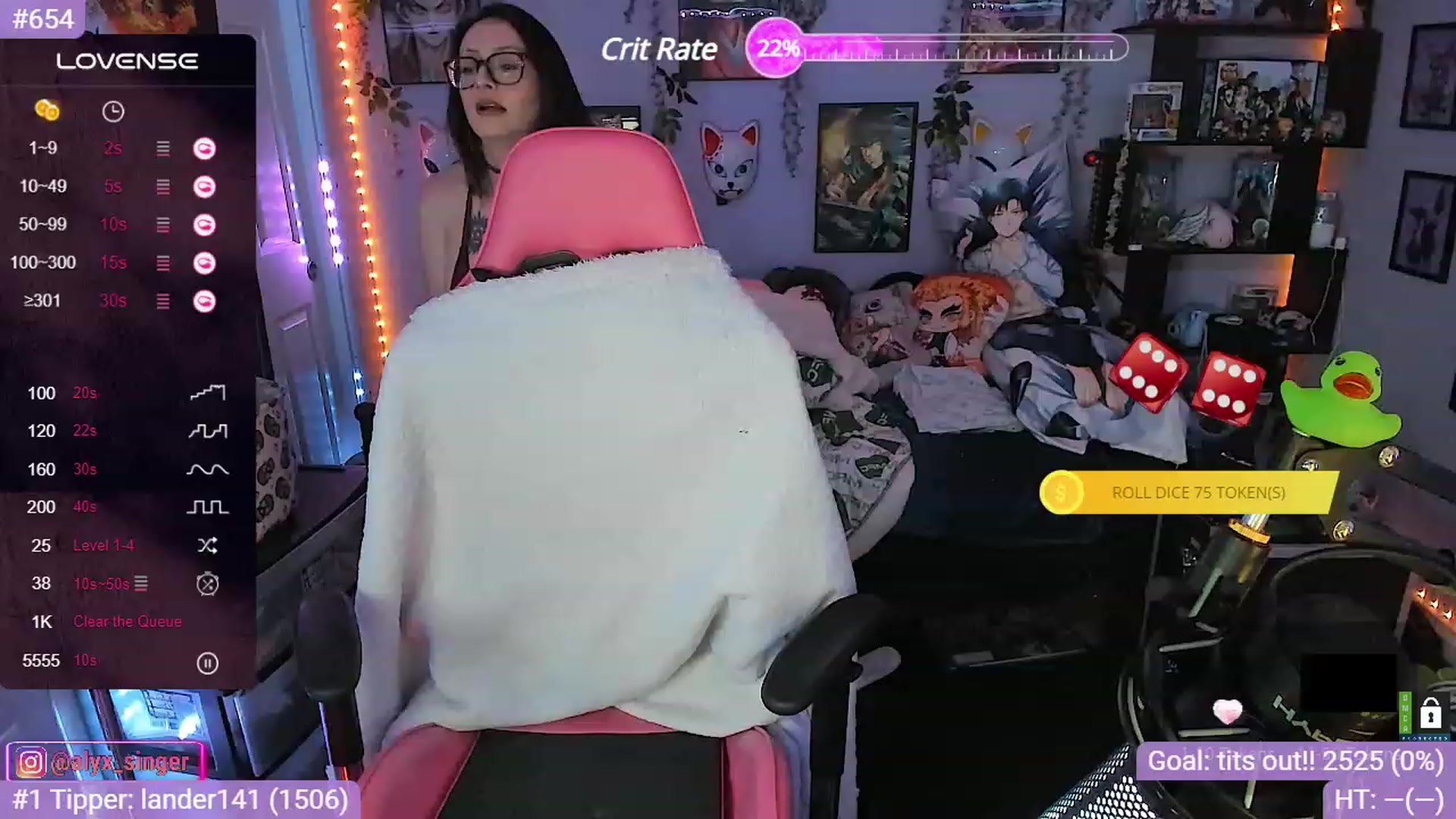 Gallery image thumbnail from Alyx_Singer's myfreecams stream on, 11/09/2023, 06:59 image 3 of 20