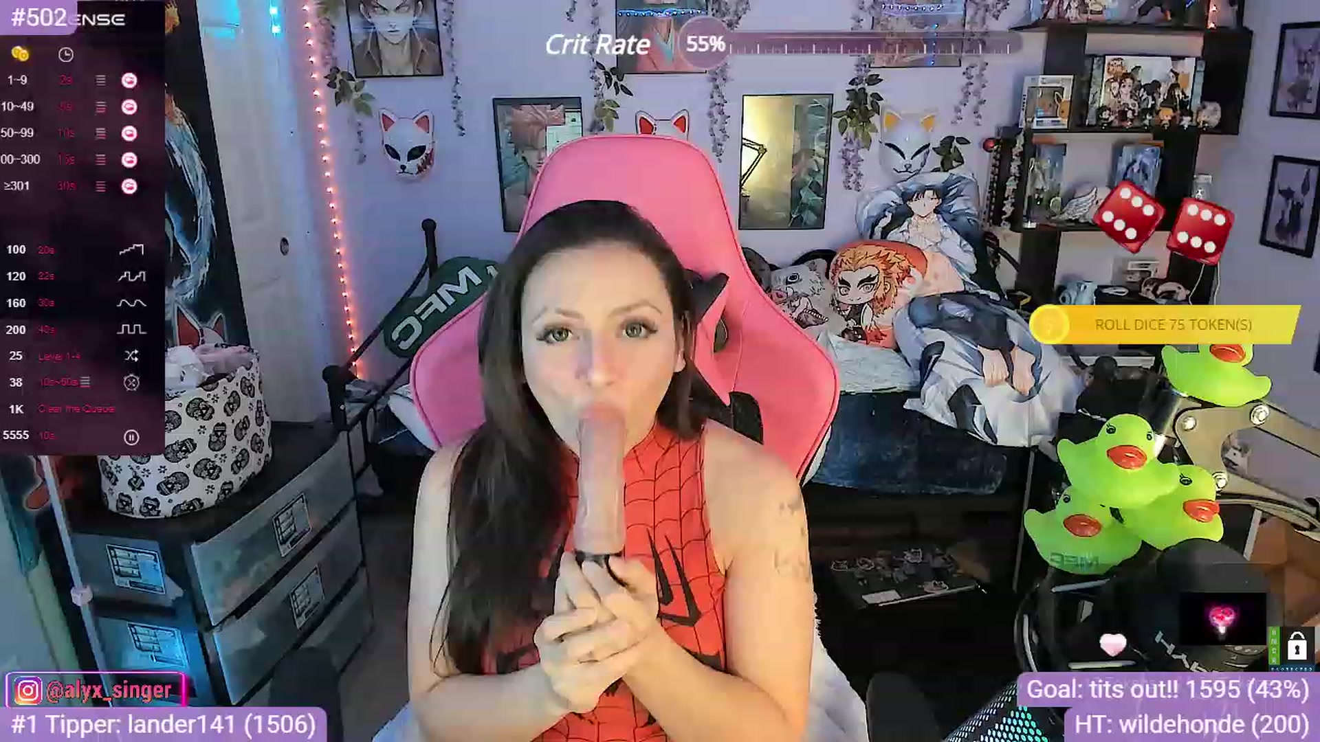 Gallery image thumbnail from Alyx_Singer's myfreecams stream on, 11/10/2023, 20:08 image 16 of 20