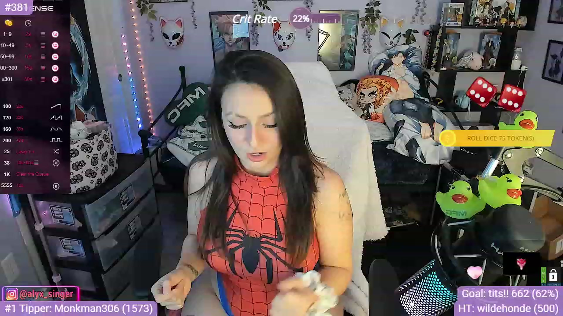 Gallery image thumbnail from Alyx_Singer's myfreecams stream on, 11/10/2023, 22:49 image 4 of 20