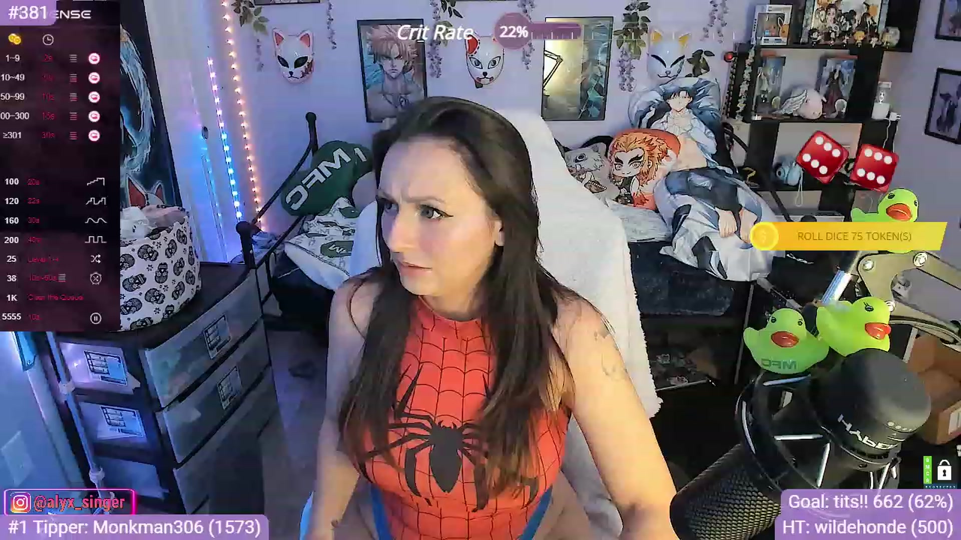 Gallery image thumbnail from Alyx_Singer's myfreecams stream on, 11/10/2023, 22:49 image 9 of 20