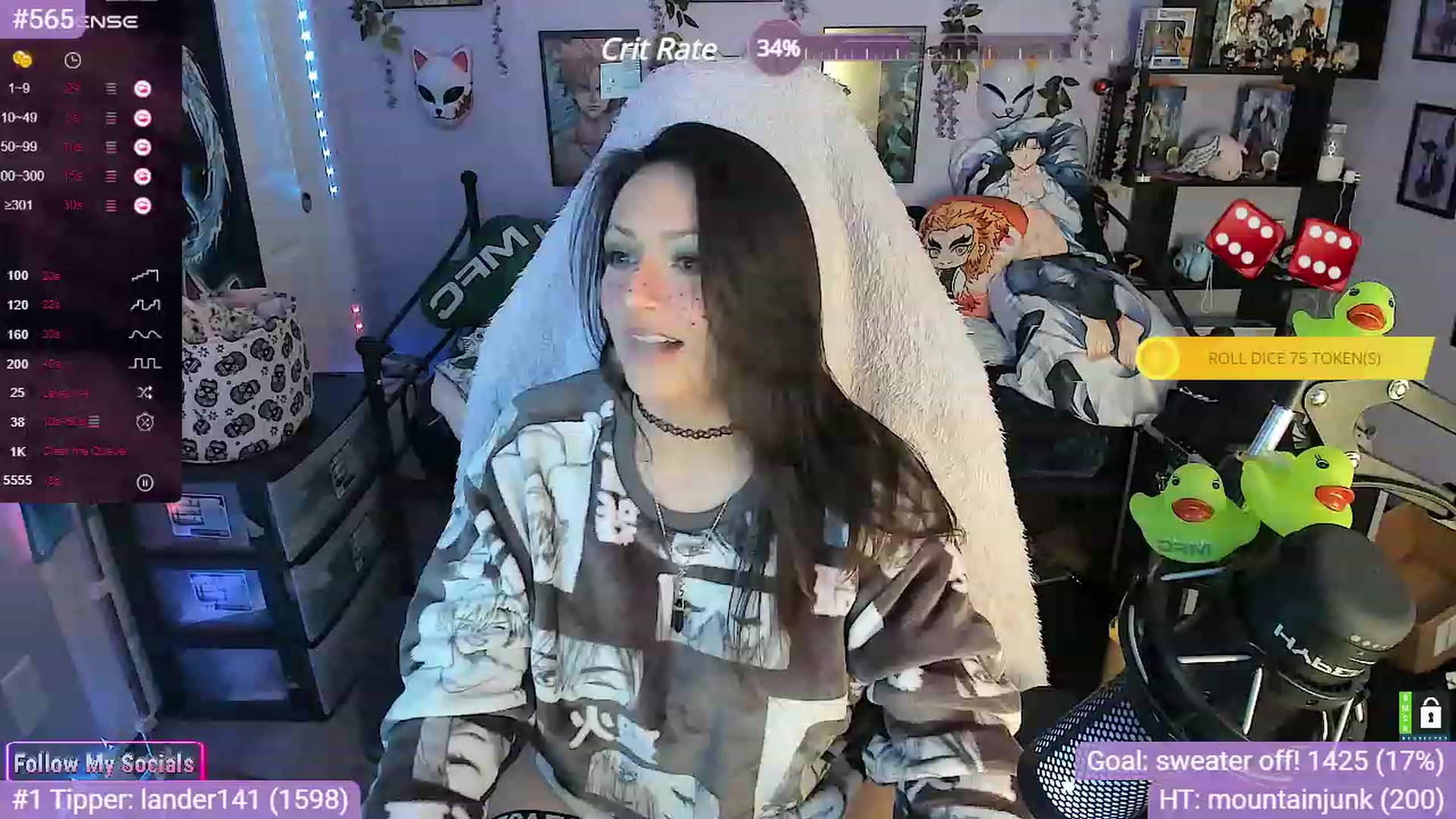 Gallery image thumbnail from Alyx_Singer's myfreecams stream on, 11/13/2023, 19:02 image 5 of 20