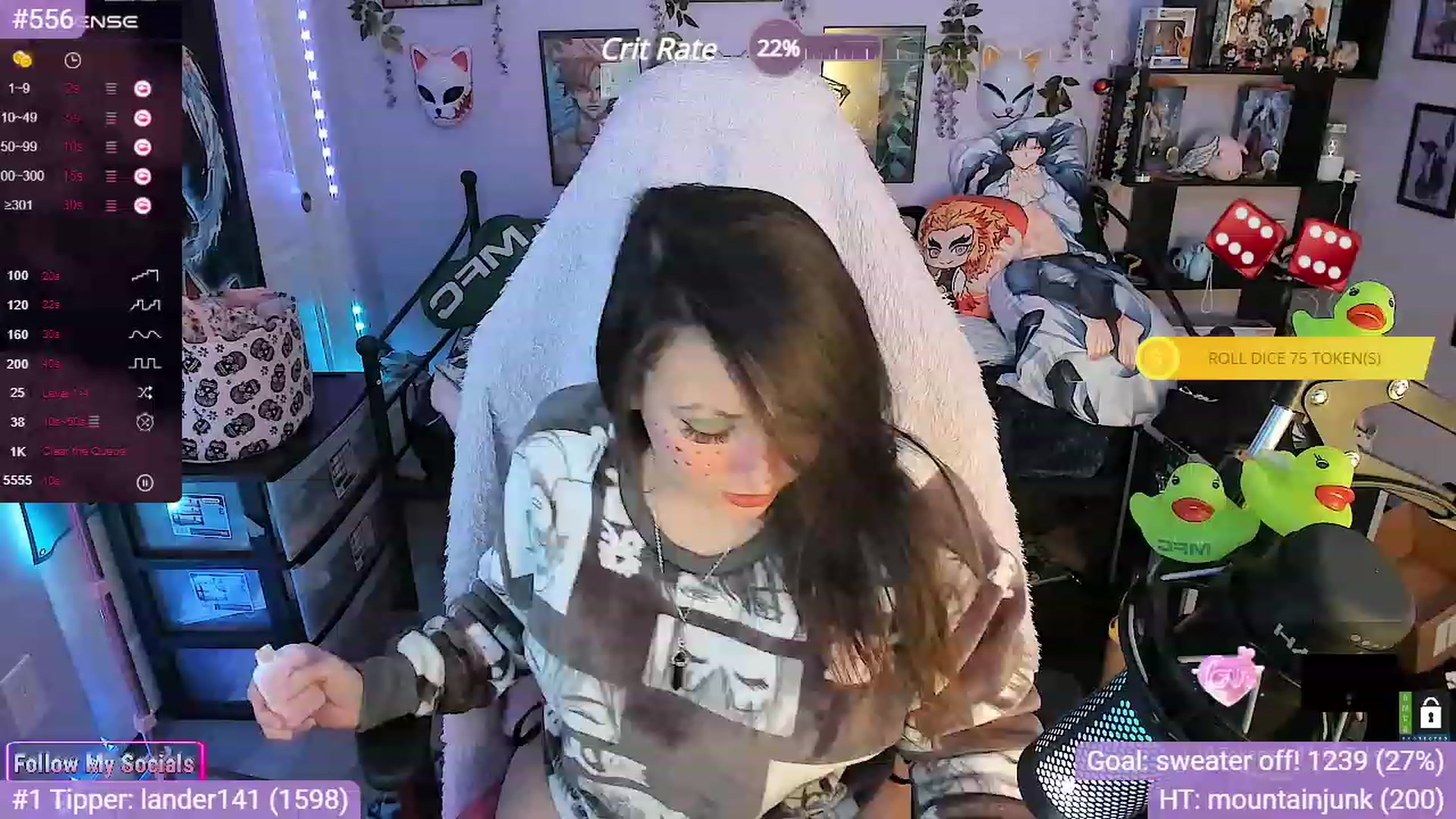 Gallery image thumbnail from Alyx_Singer's myfreecams stream on, 11/13/2023, 19:02 image 10 of 20