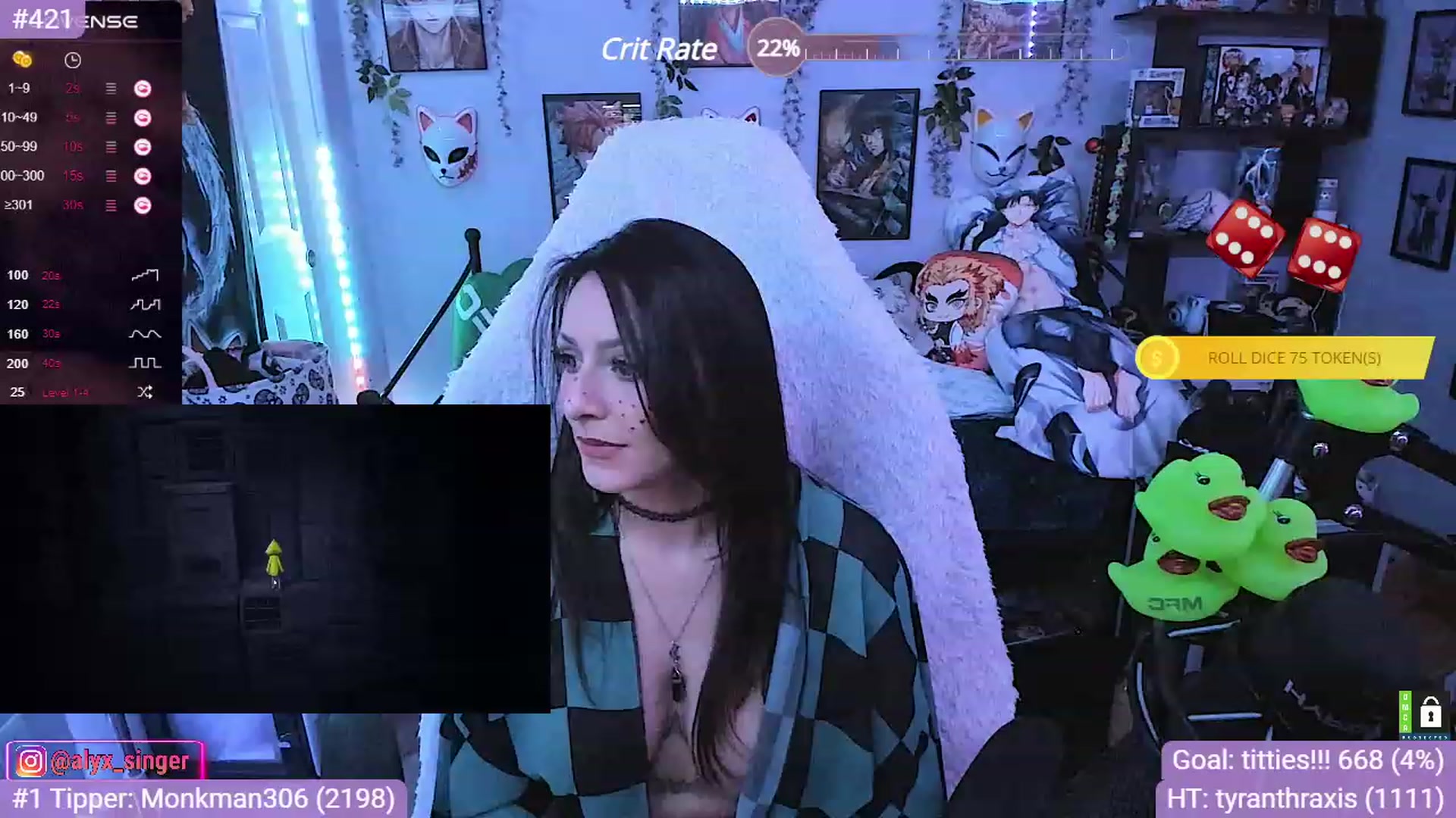 Gallery image thumbnail from Alyx_Singer's myfreecams stream on, 11/13/2023, 22:04 image 19 of 20