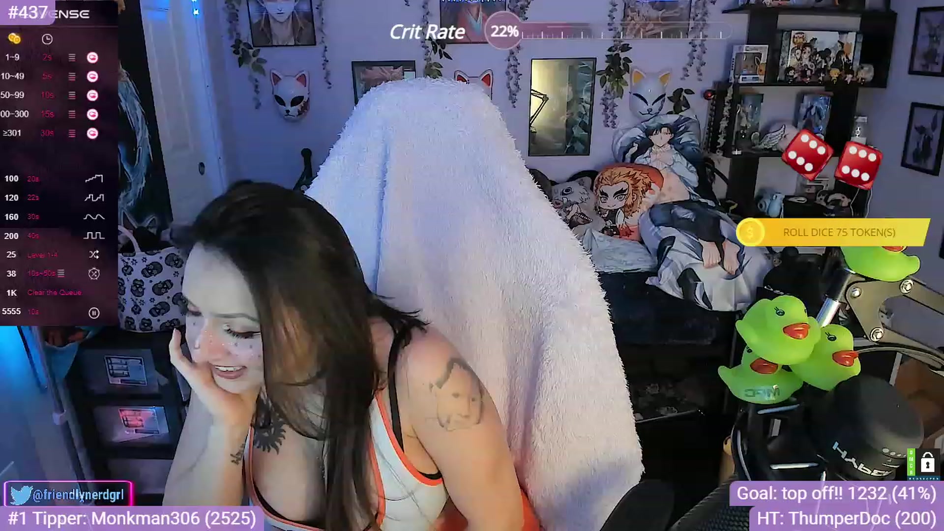 Gallery image thumbnail from Alyx_Singer's myfreecams stream on, 11/14/2023, 18:32 image 20 of 20