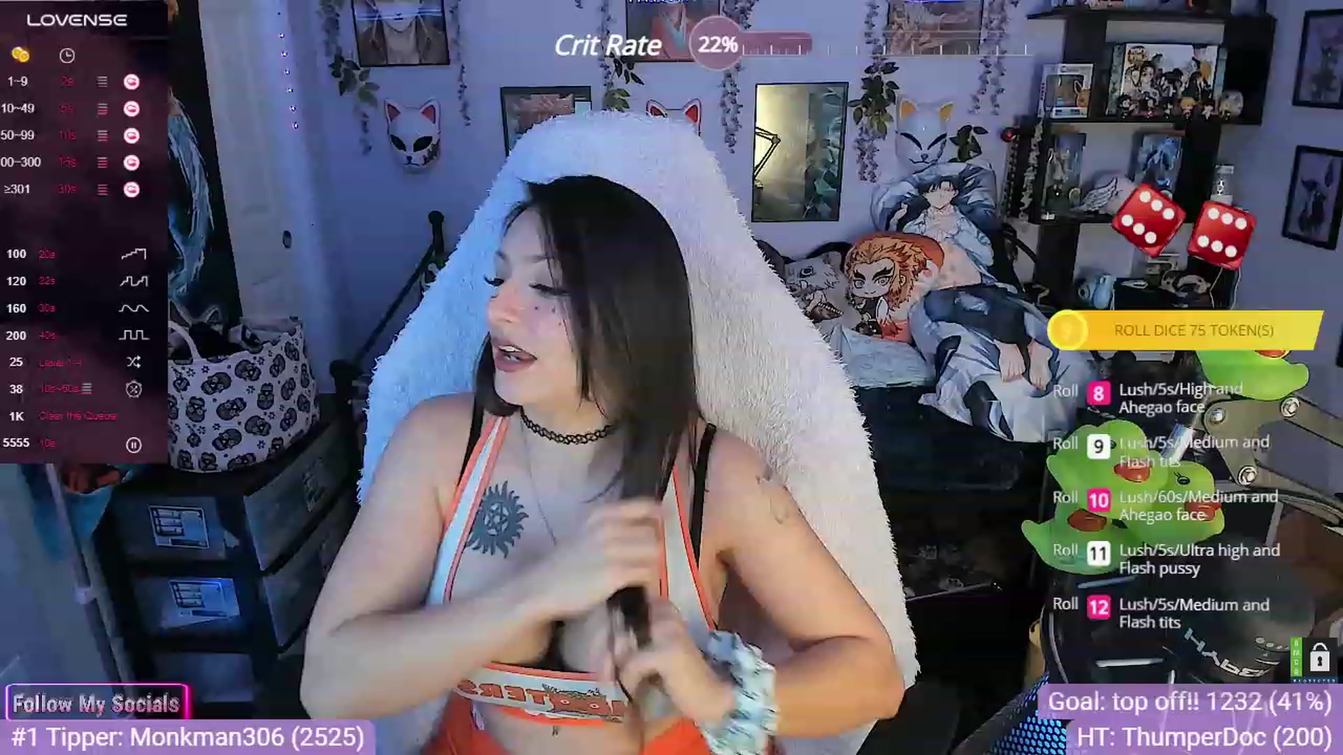 Gallery image thumbnail from Alyx_Singer's myfreecams stream on, 11/14/2023, 19:12 image 1 of 20