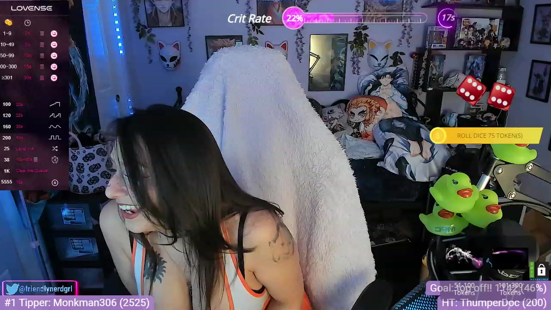 Gallery image thumbnail from Alyx_Singer's myfreecams stream on, 11/14/2023, 19:12 image 8 of 20