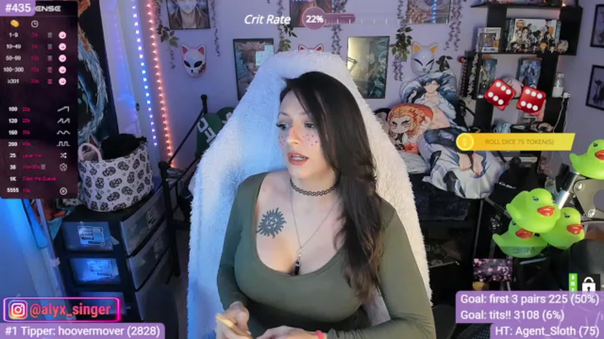 Gallery image thumbnail from Alyx_Singer's myfreecams stream on, 11/15/2023, 21:44 image 4 of 20