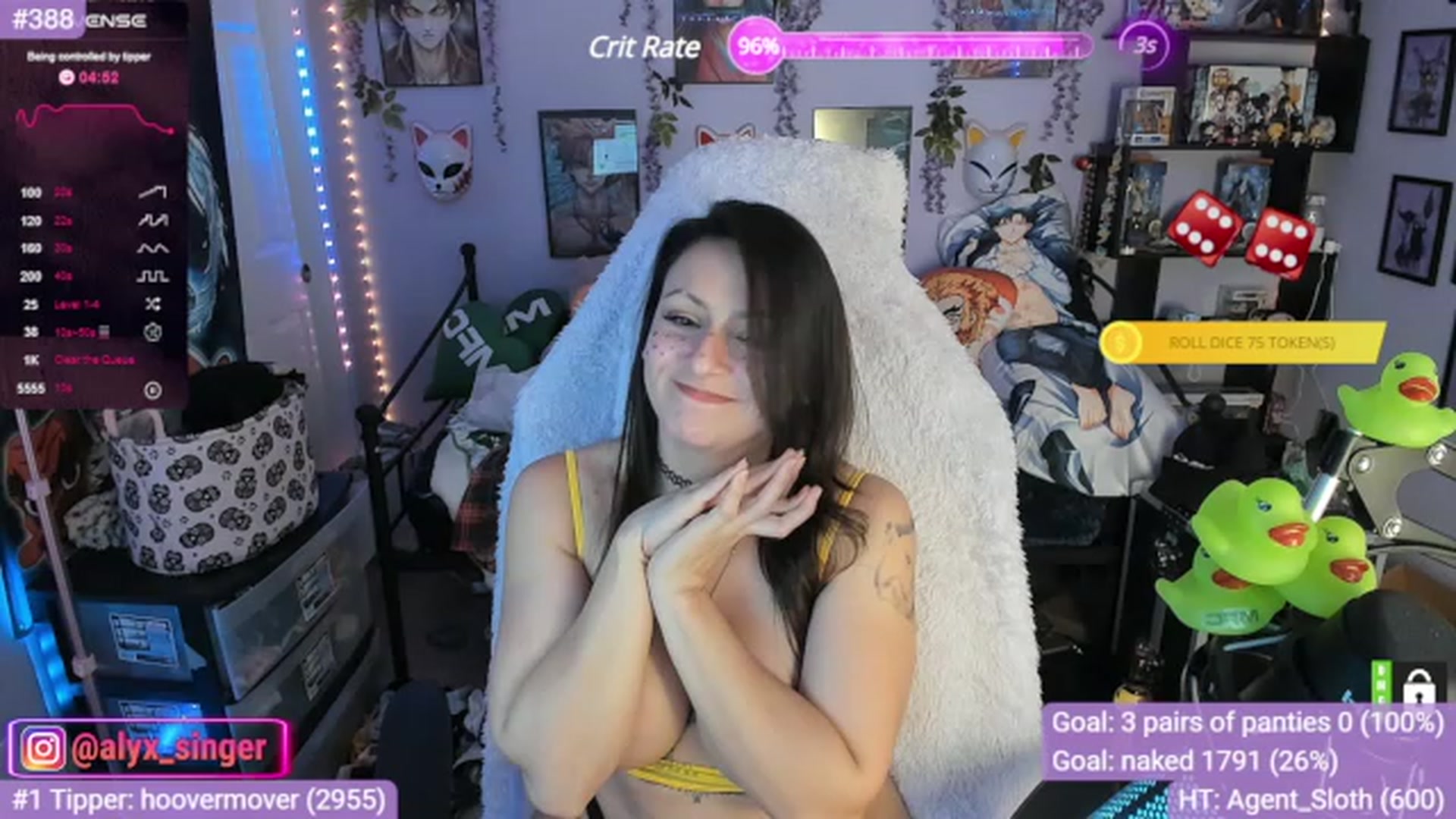 Gallery image thumbnail from Alyx_Singer's myfreecams stream on, 11/15/2023, 22:19 image 9 of 20