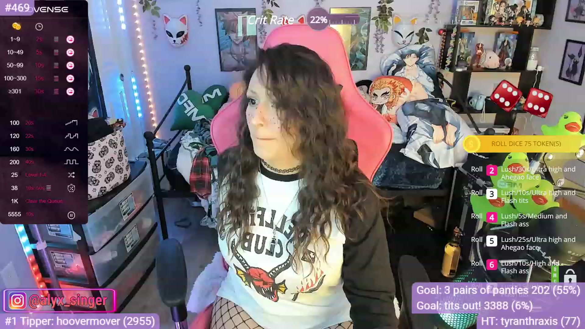 Gallery image thumbnail from Alyx_Singer's myfreecams stream on, 11/17/2023, 22:20 image 13 of 20