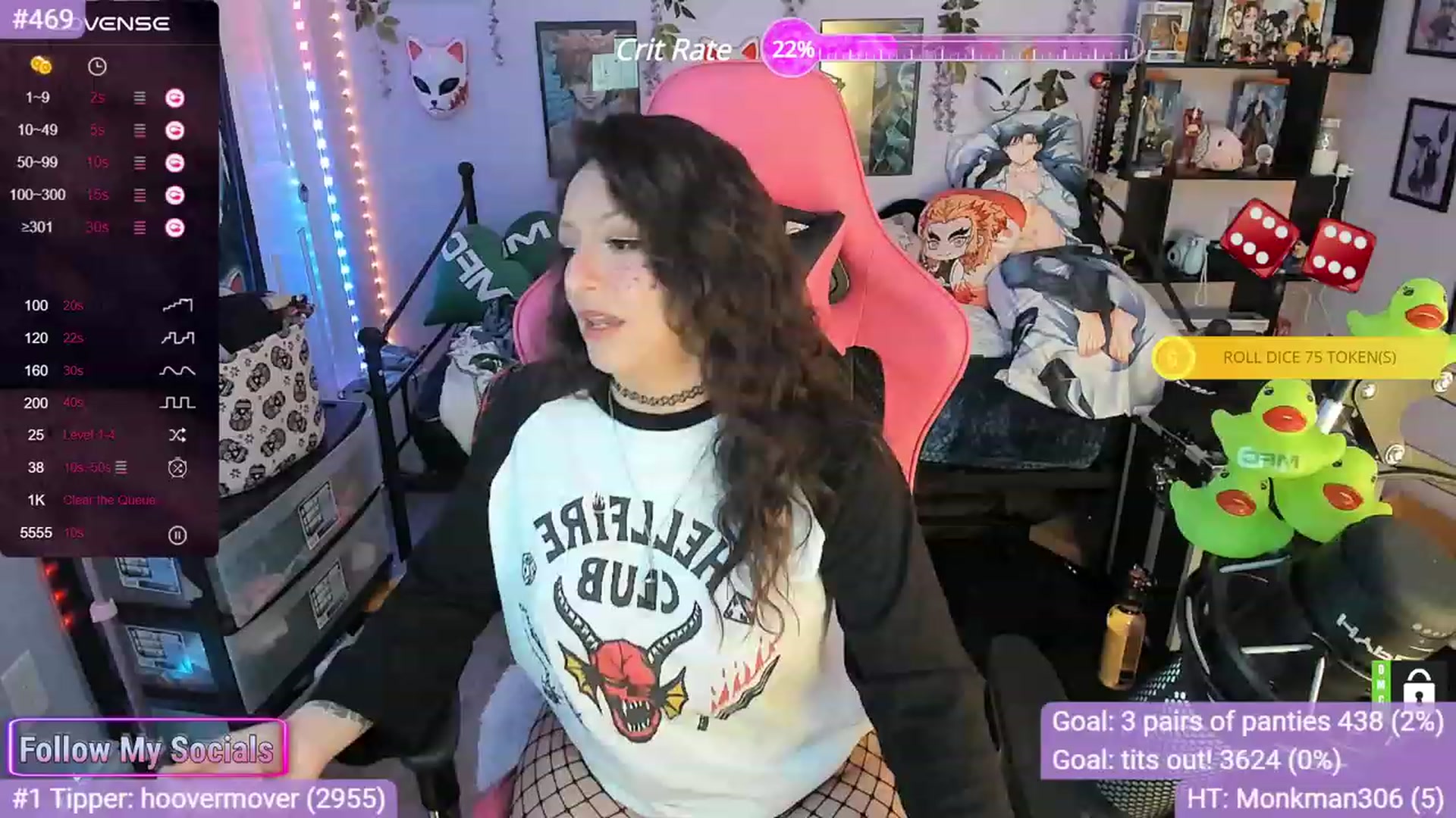 Gallery image thumbnail from Alyx_Singer's myfreecams stream on, 11/17/2023, 22:20 image 5 of 20