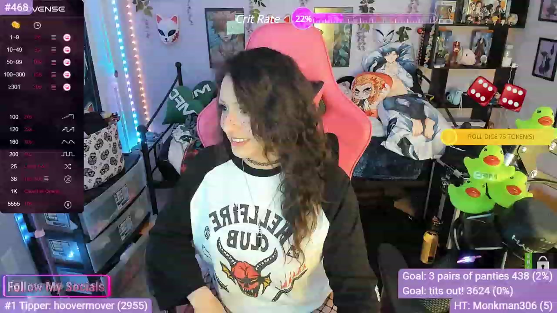 Gallery image thumbnail from Alyx_Singer's myfreecams stream on, 11/17/2023, 22:20 image 3 of 20