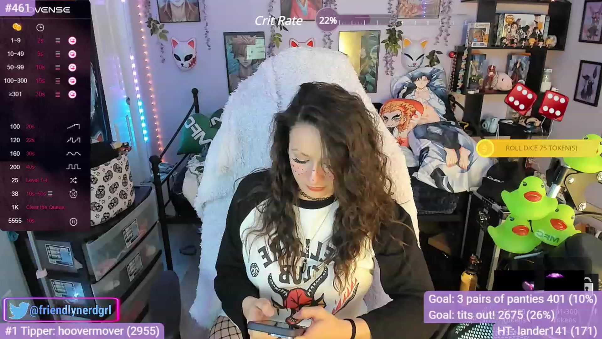 Gallery image thumbnail from Alyx_Singer's myfreecams stream on, 11/17/2023, 23:53 image 12 of 20