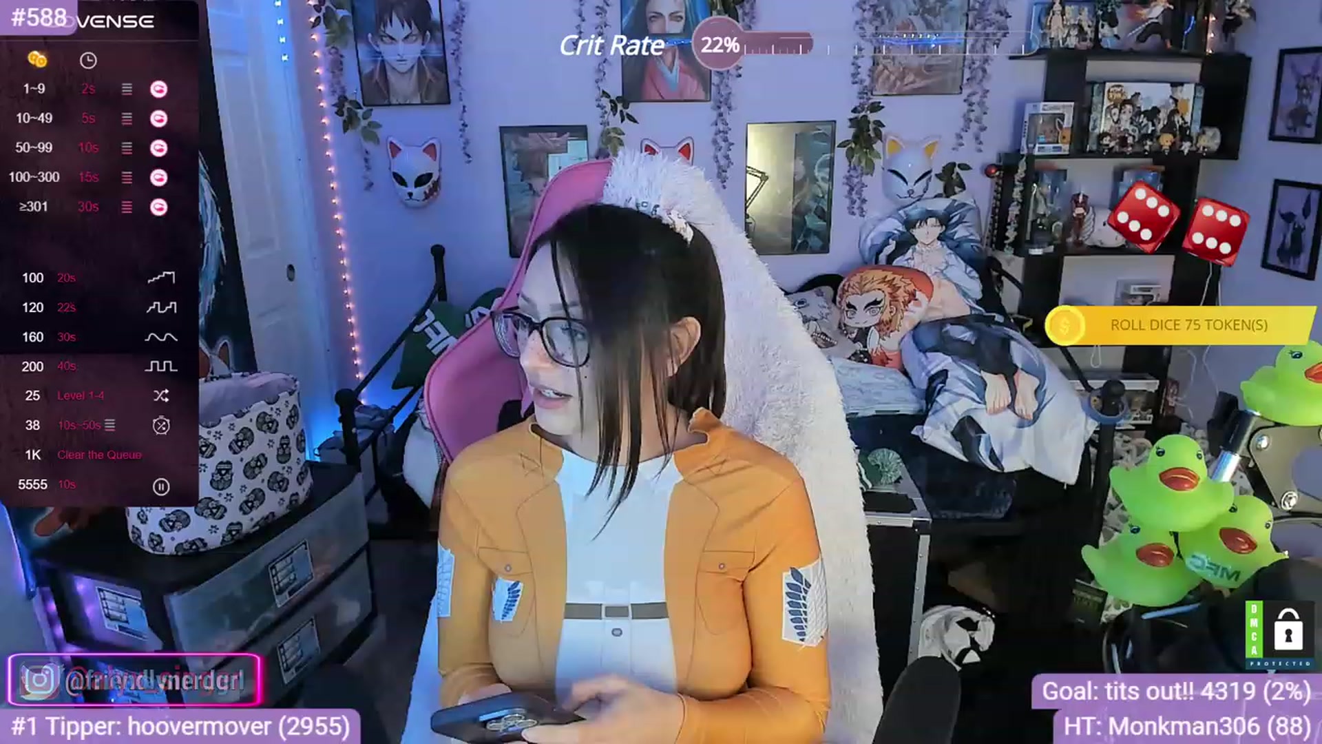 Gallery image thumbnail from Alyx_Singer's myfreecams stream on, 11/20/2023, 19:23 image 2 of 20