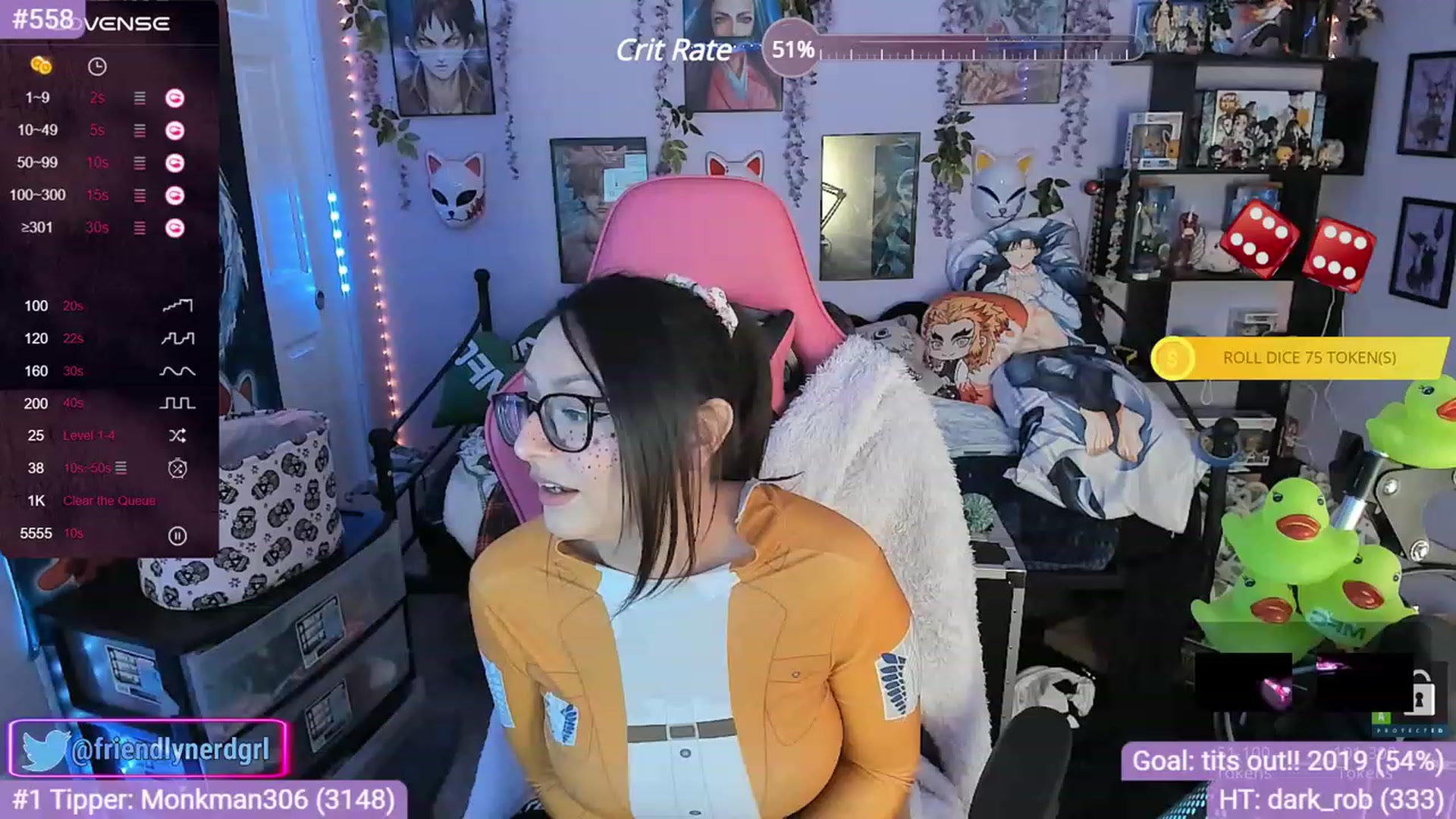 Gallery image thumbnail from Alyx_Singer's myfreecams stream on, 11/20/2023, 19:23 image 12 of 20