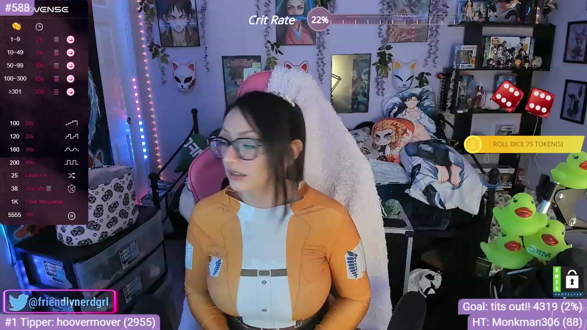 Gallery image thumbnail from Alyx_Singer's myfreecams stream on, 11/20/2023, 19:23 image 1 of 20