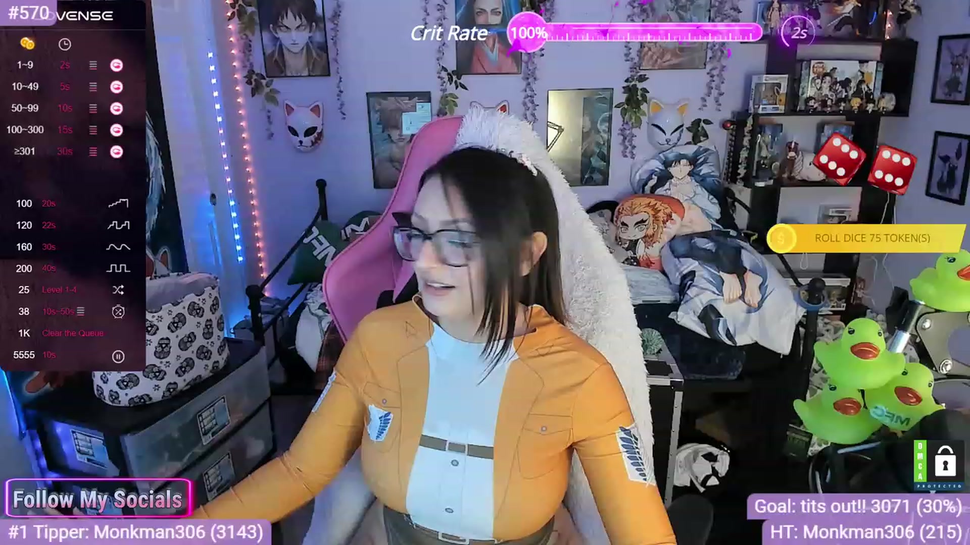 Gallery image thumbnail from Alyx_Singer's myfreecams stream on, 11/20/2023, 19:23 image 7 of 20