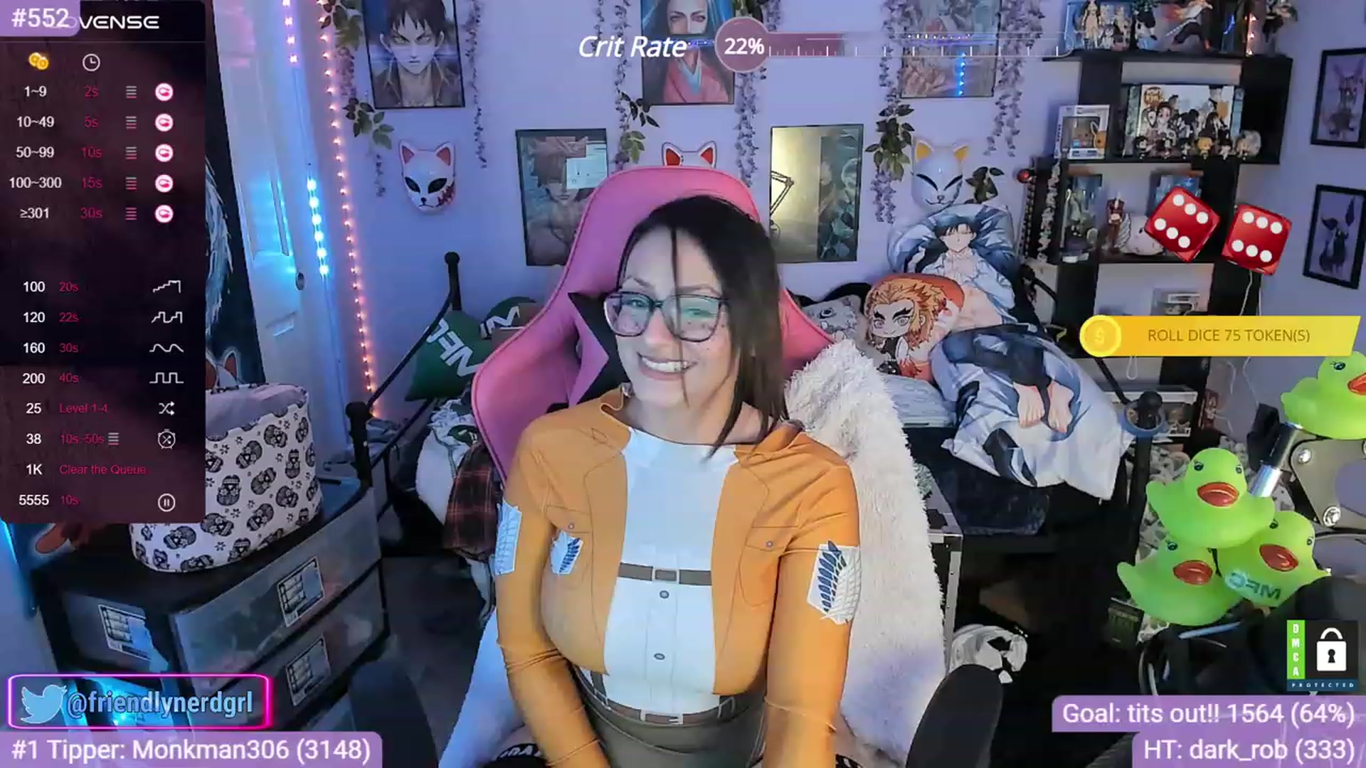 Gallery image thumbnail from Alyx_Singer's myfreecams stream on, 11/20/2023, 19:23 image 18 of 20