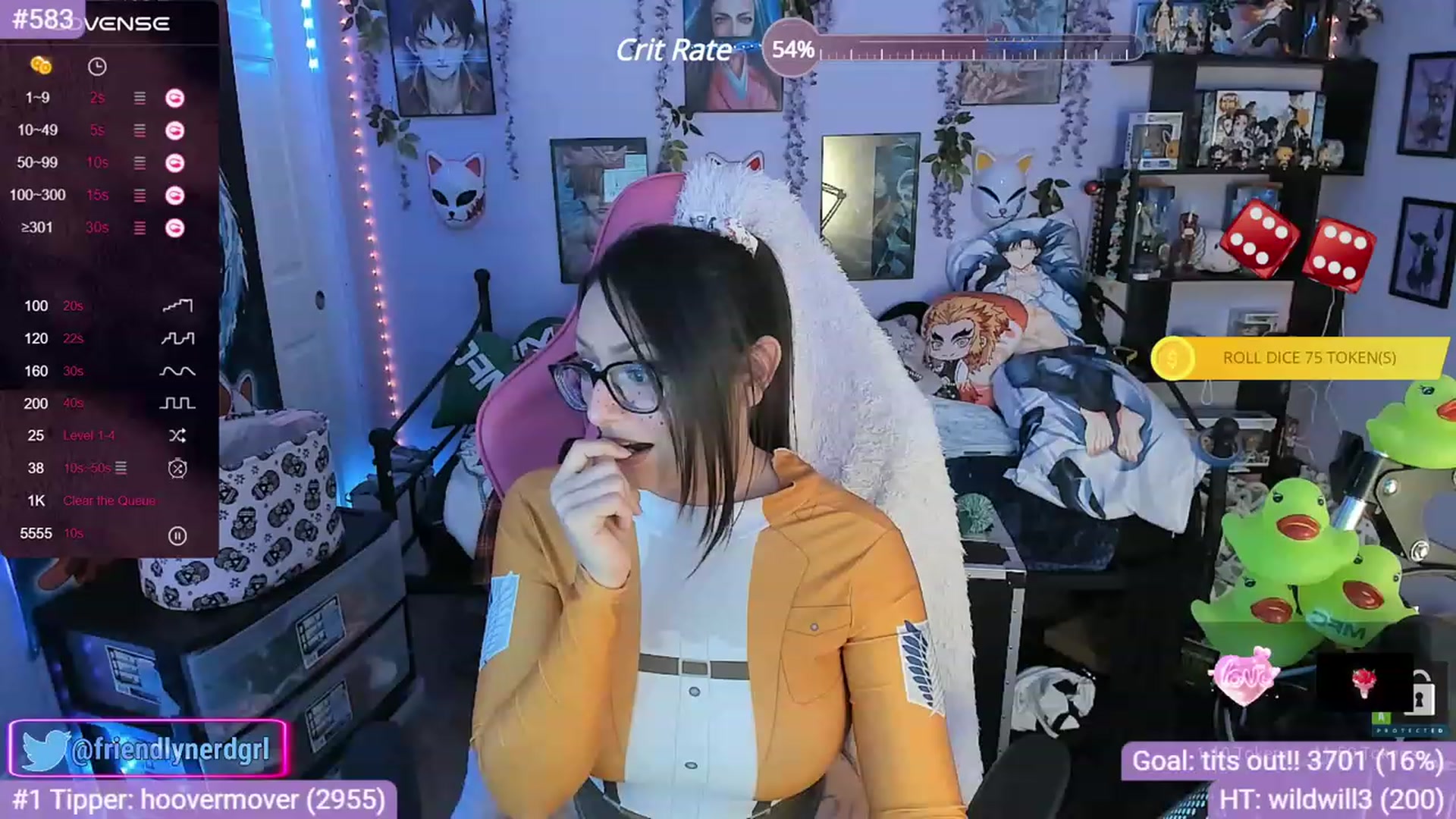 Gallery image thumbnail from Alyx_Singer's myfreecams stream on, 11/20/2023, 19:23 image 5 of 20