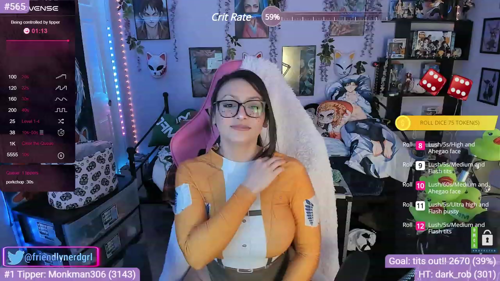 Gallery image thumbnail from Alyx_Singer's myfreecams stream on, 11/20/2023, 19:23 image 8 of 20