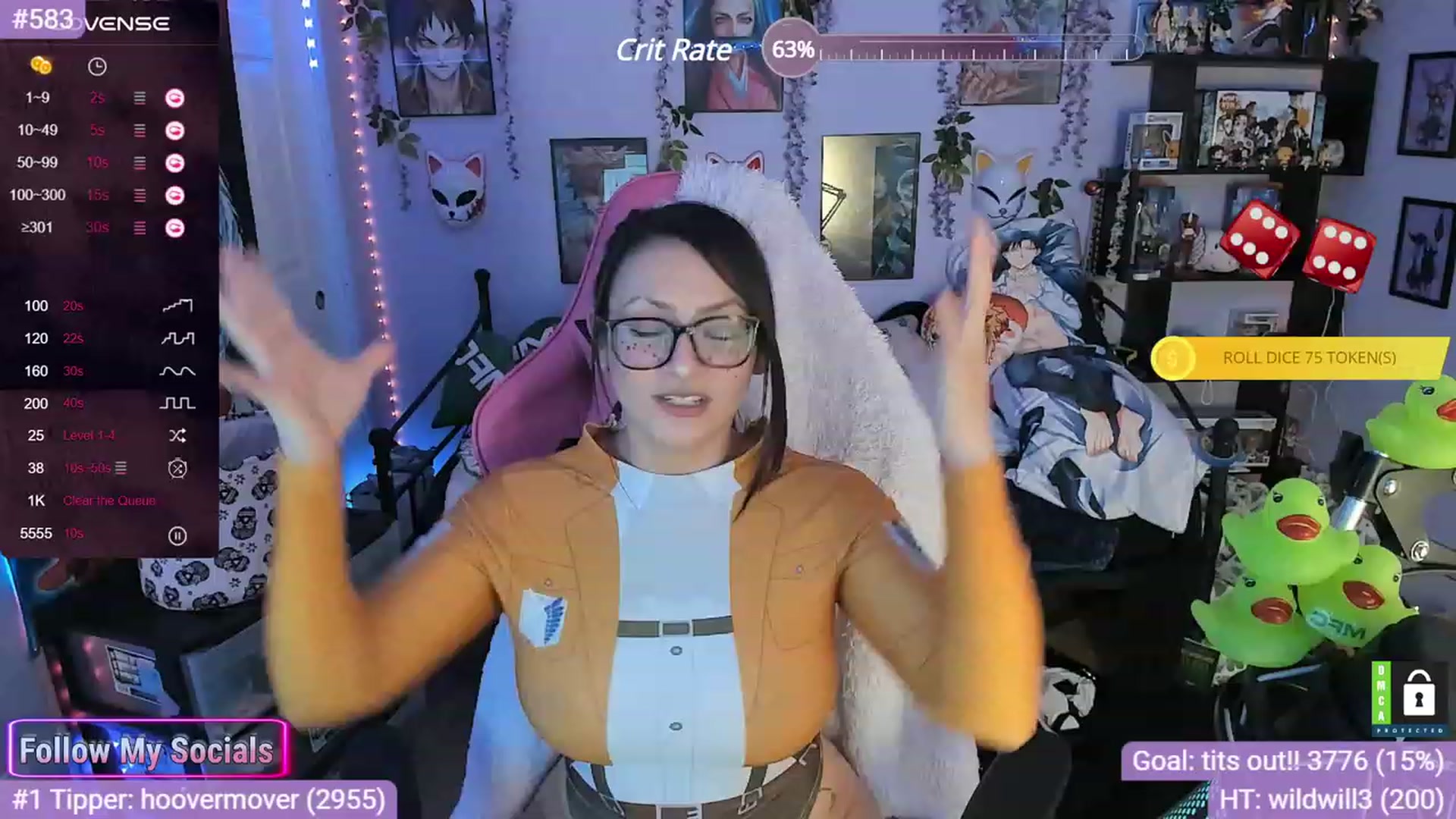 Gallery image thumbnail from Alyx_Singer's myfreecams stream on, 11/20/2023, 19:23 image 4 of 20