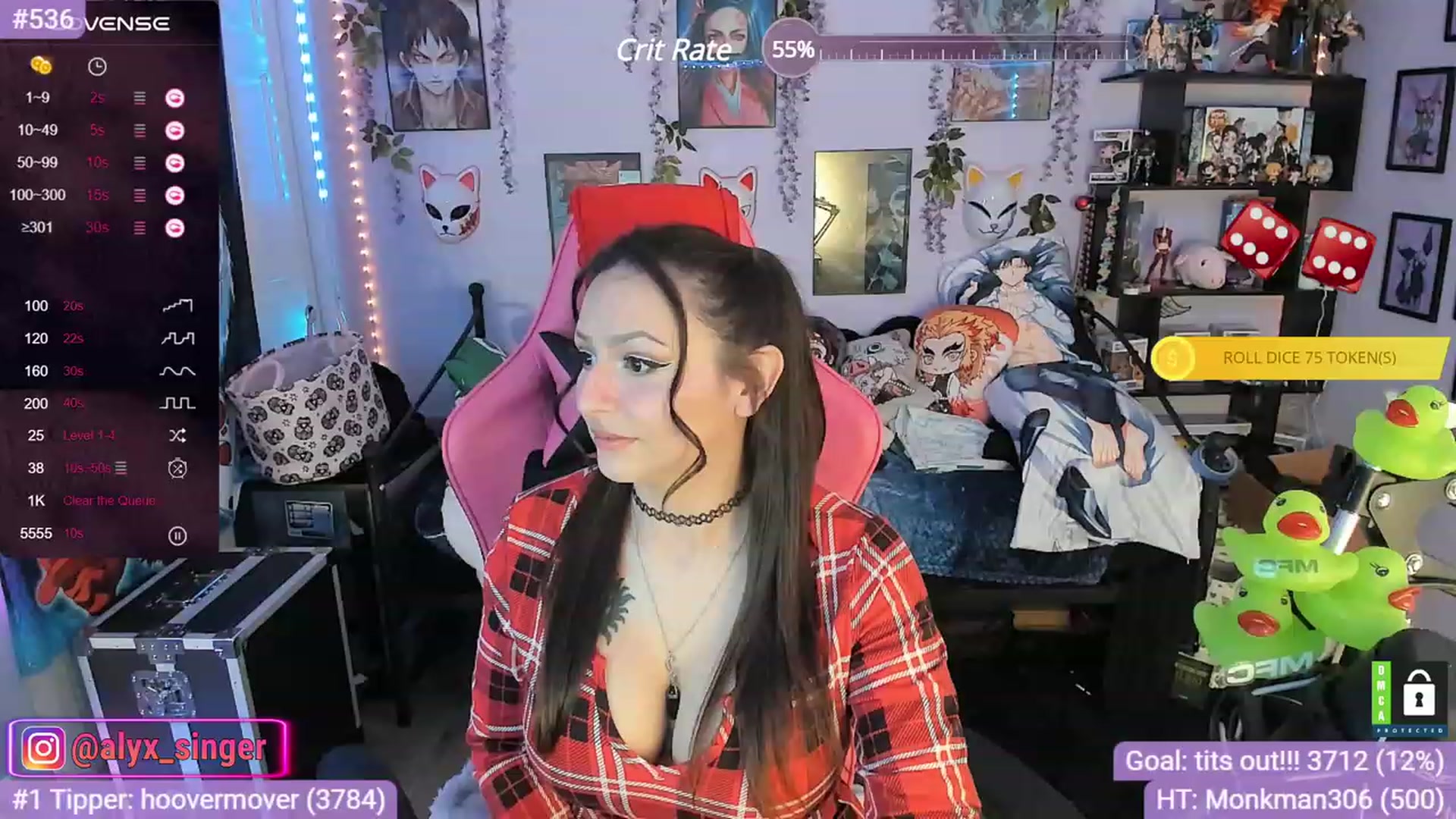 Gallery image thumbnail from Alyx_Singer's myfreecams stream on, 11/27/2023, 17:42 image 17 of 20