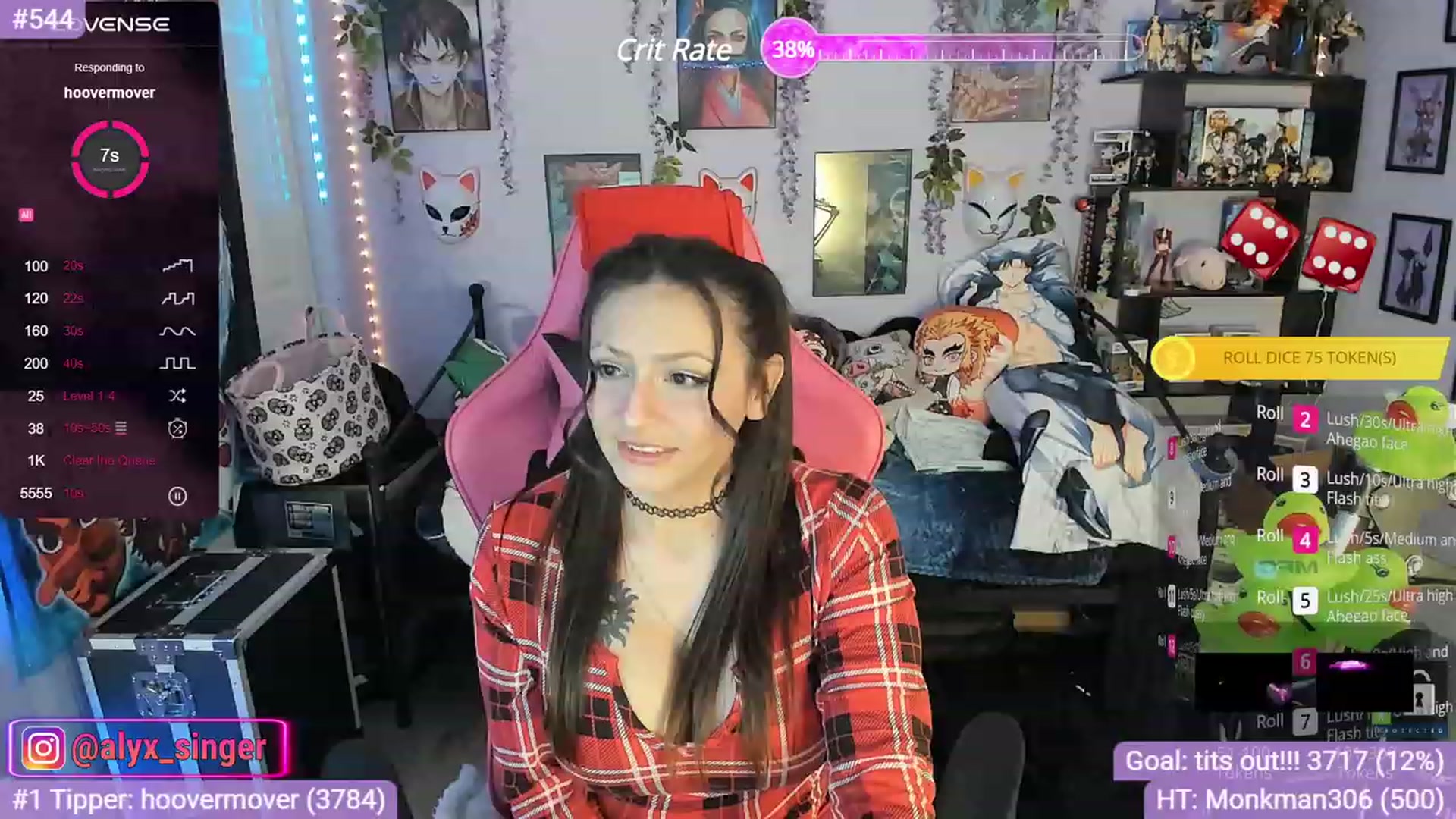 Gallery image thumbnail from Alyx_Singer's myfreecams stream on, 11/27/2023, 17:42 image 7 of 20